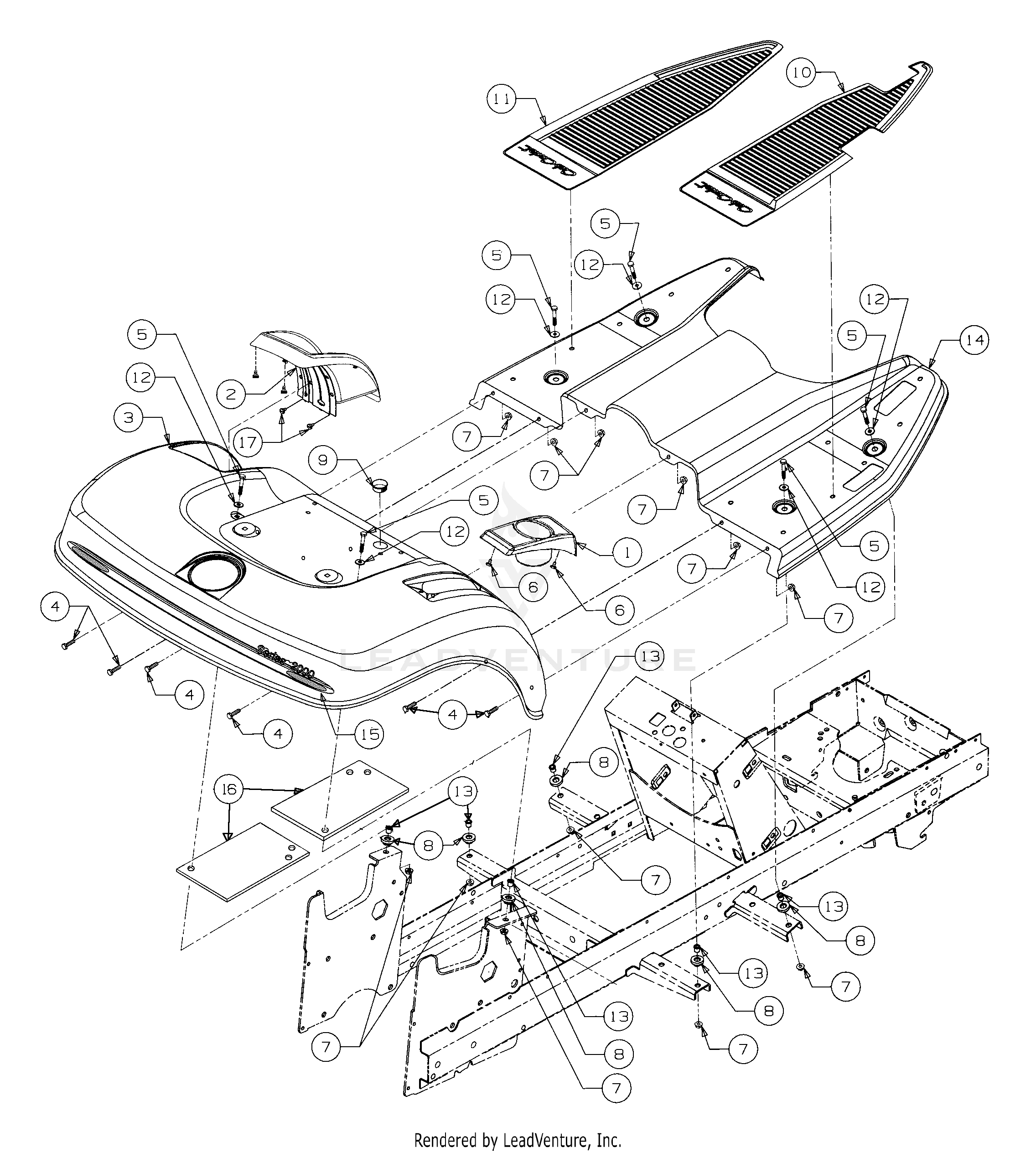 2166 Tractor (13A-214G100) (13A-254G100)