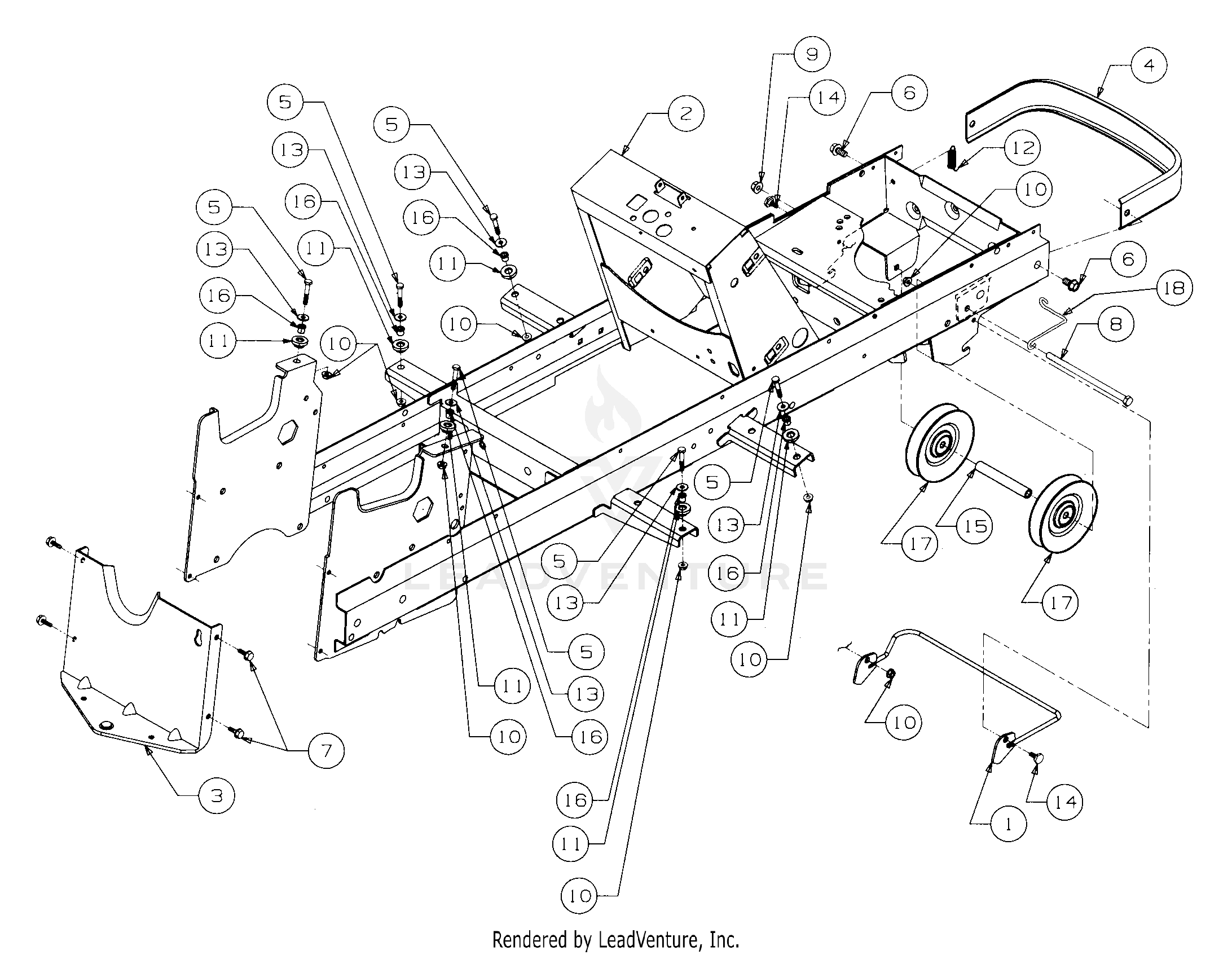 2166 Tractor (13A-214G100) (13A-254G100)