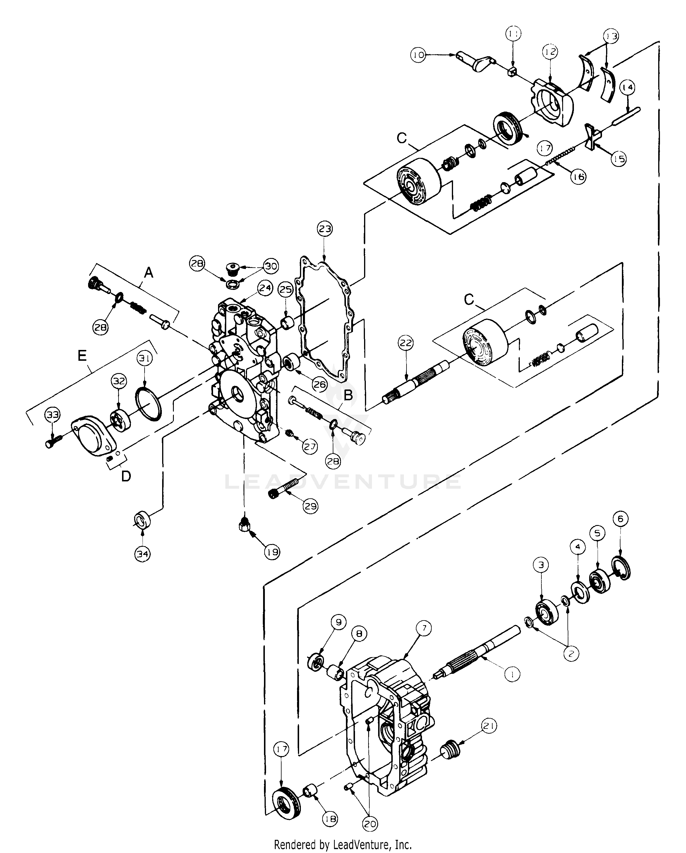 2166 Tractor (13A-214G100) (13A-254G100)