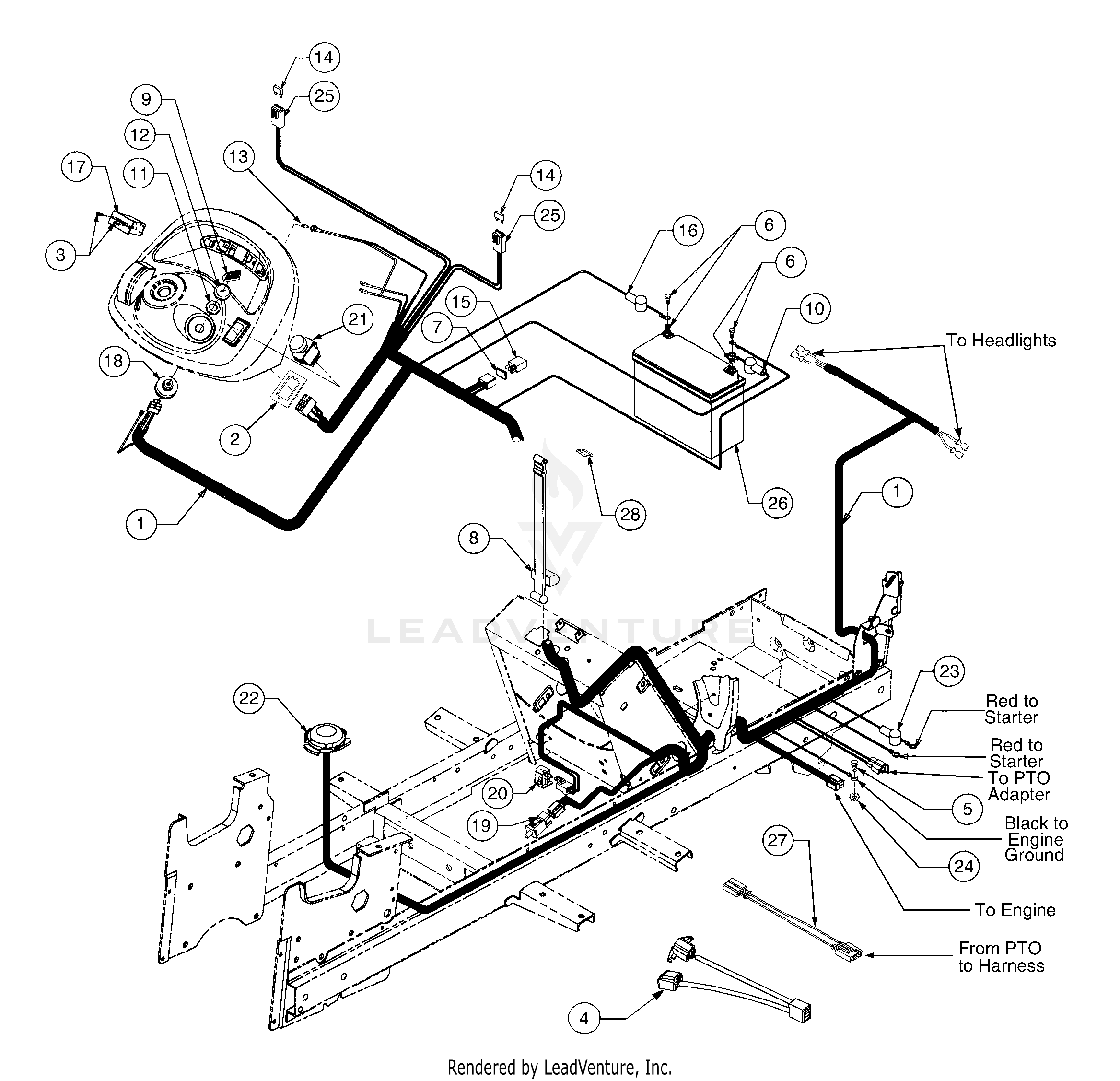 2166 Tractor (13A-214G100) (13A-254G100)