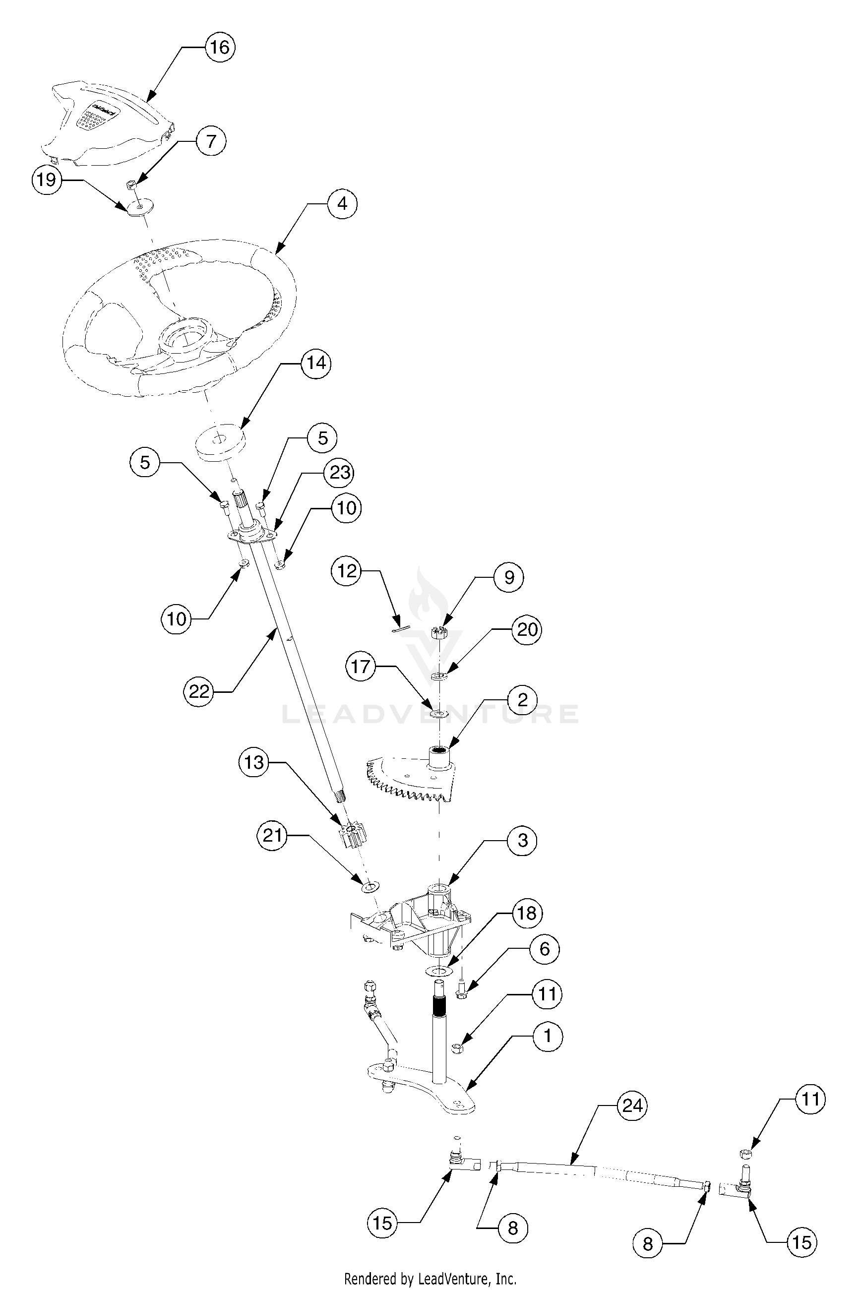 2166 Tractor (13A-214G100) (13A-254G100)