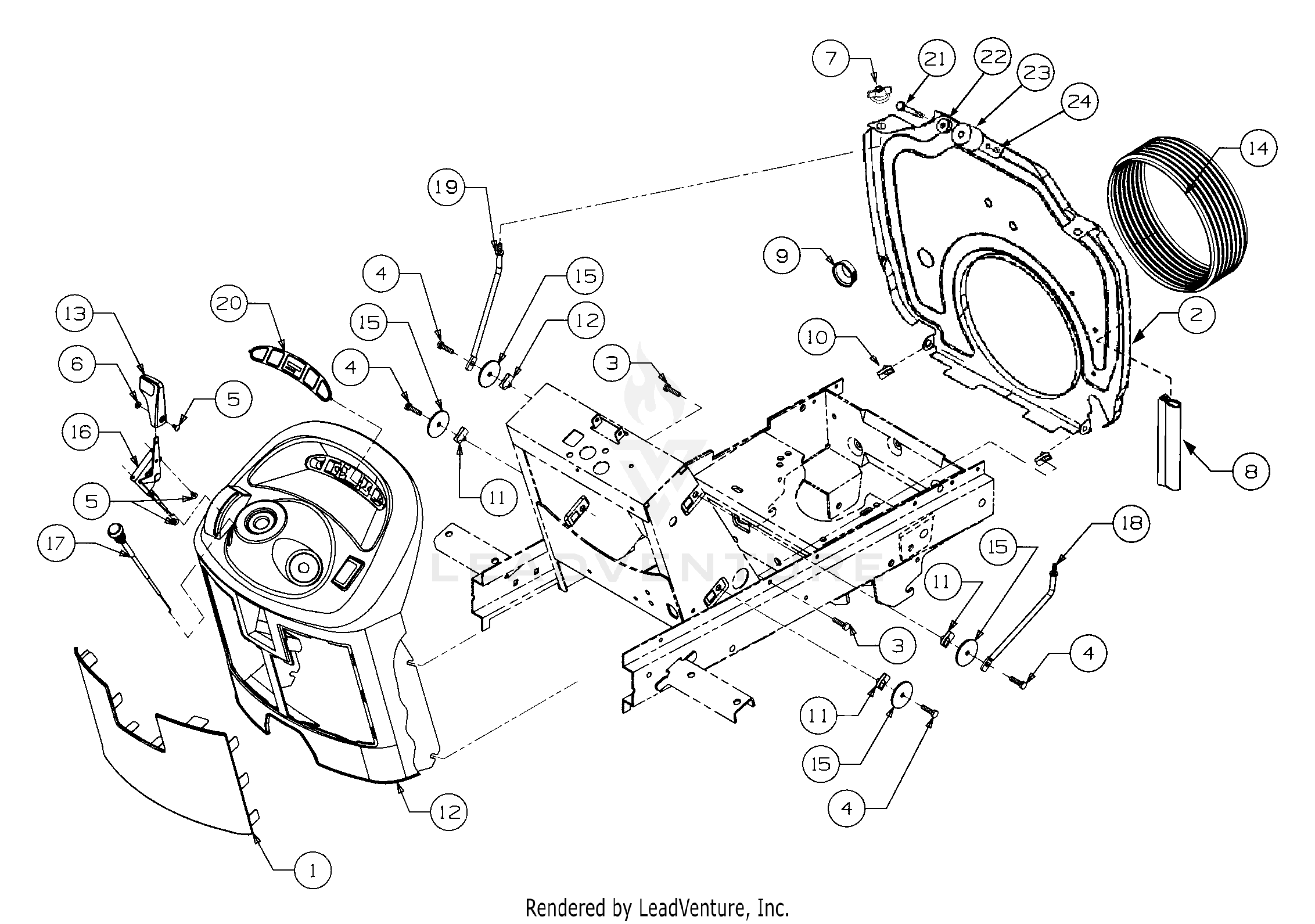 2166 Tractor (13A-214G100) (13A-254G100)