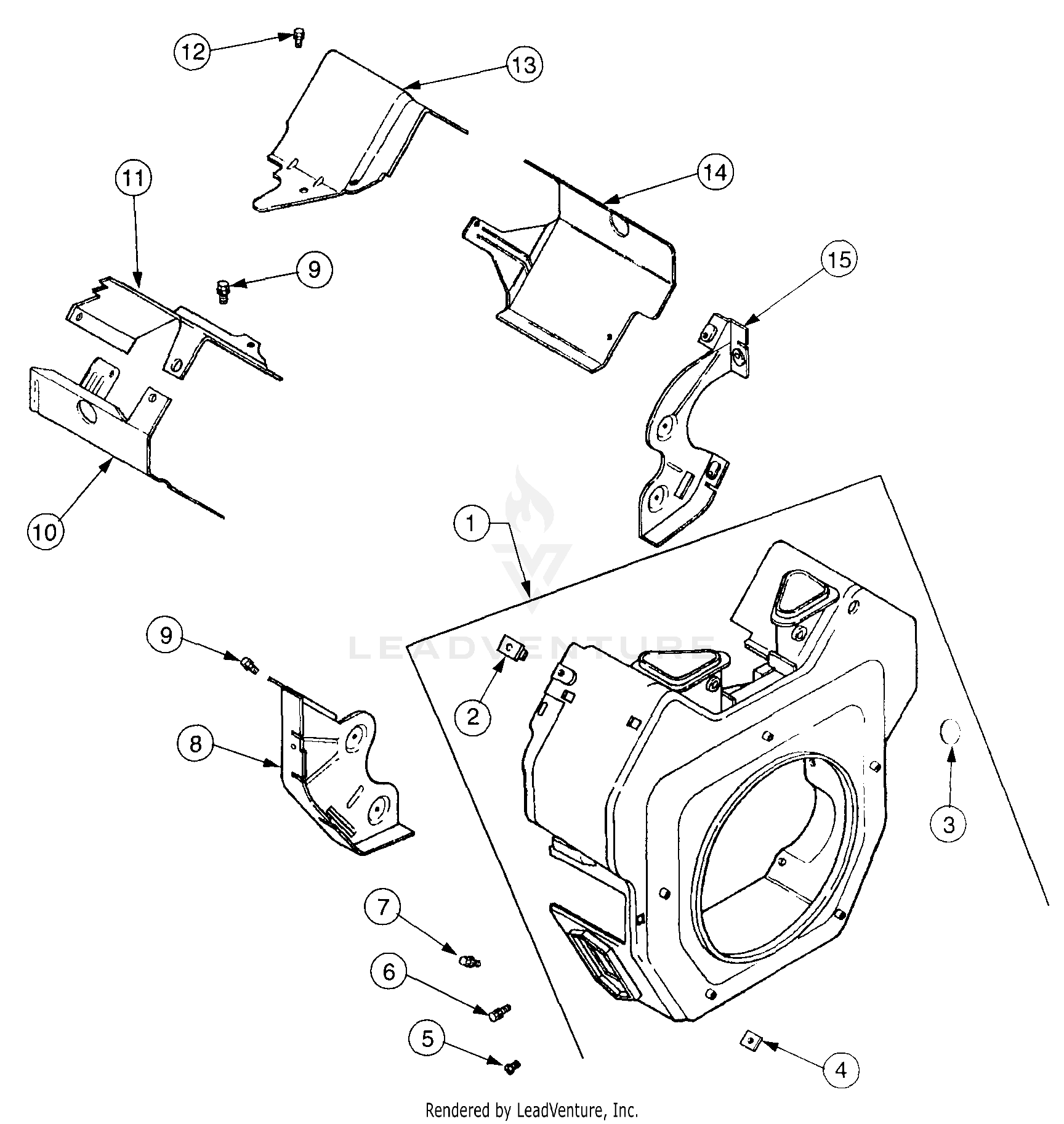 2185 Tractor S/N 326,006 - 389,000 & 1I017G - 1I310G (136-288-100) (13A-288-100)