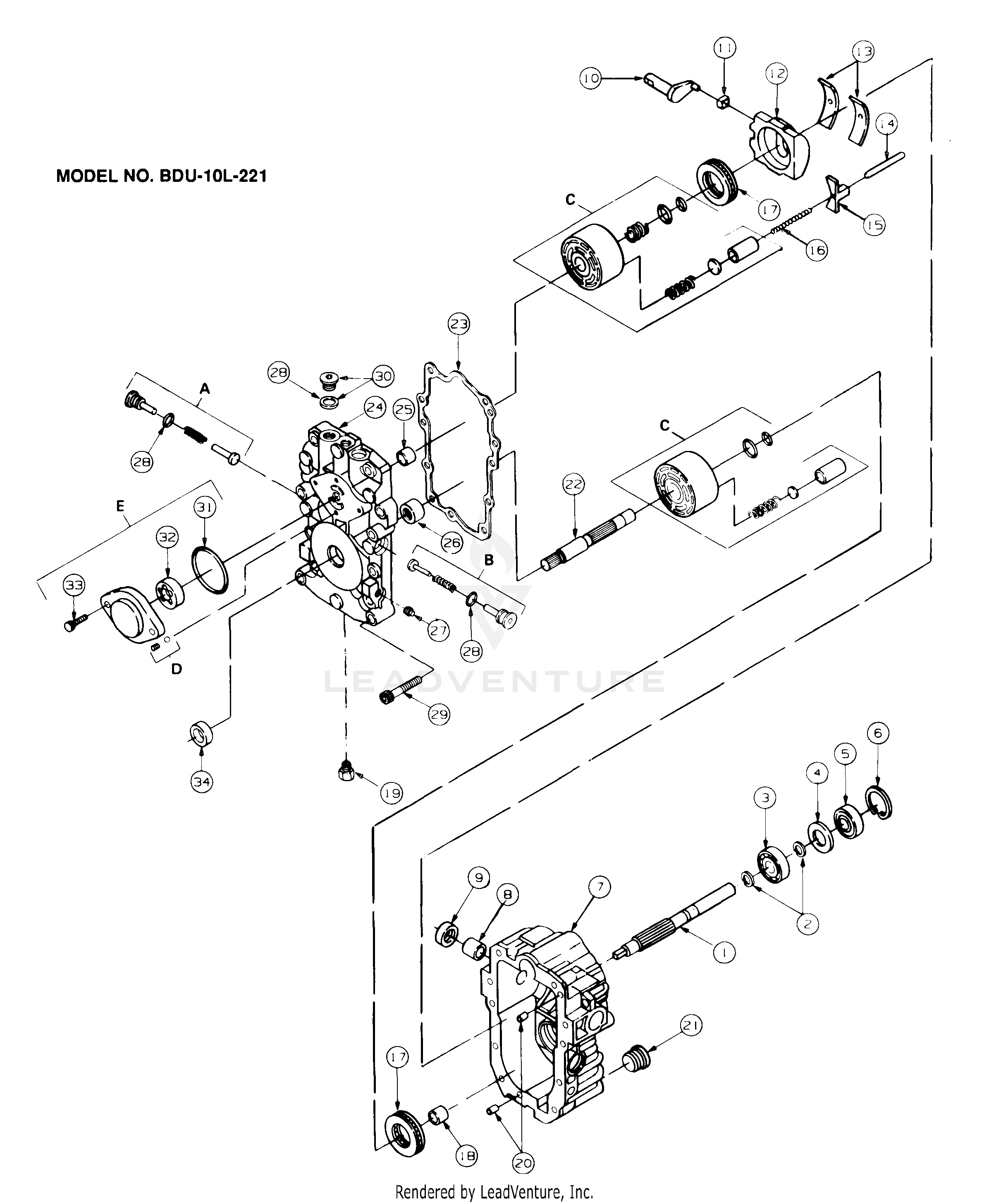 2185 Tractor S/N 326,006 - 389,000 & 1I017G - 1I310G (136-288-100) (13A-288-100)