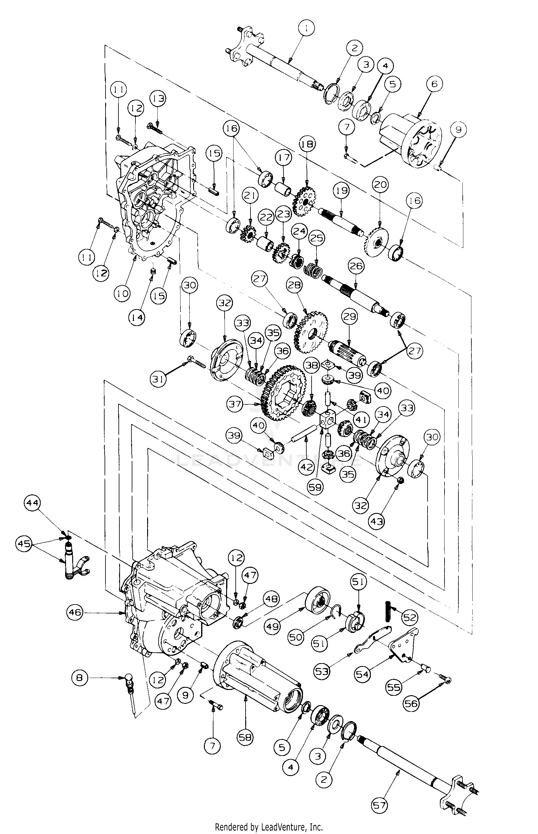 2185 Tractor S/N 326,006 - 389,000 & 1I017G - 1I310G (136-288-100) (13A-288-100)