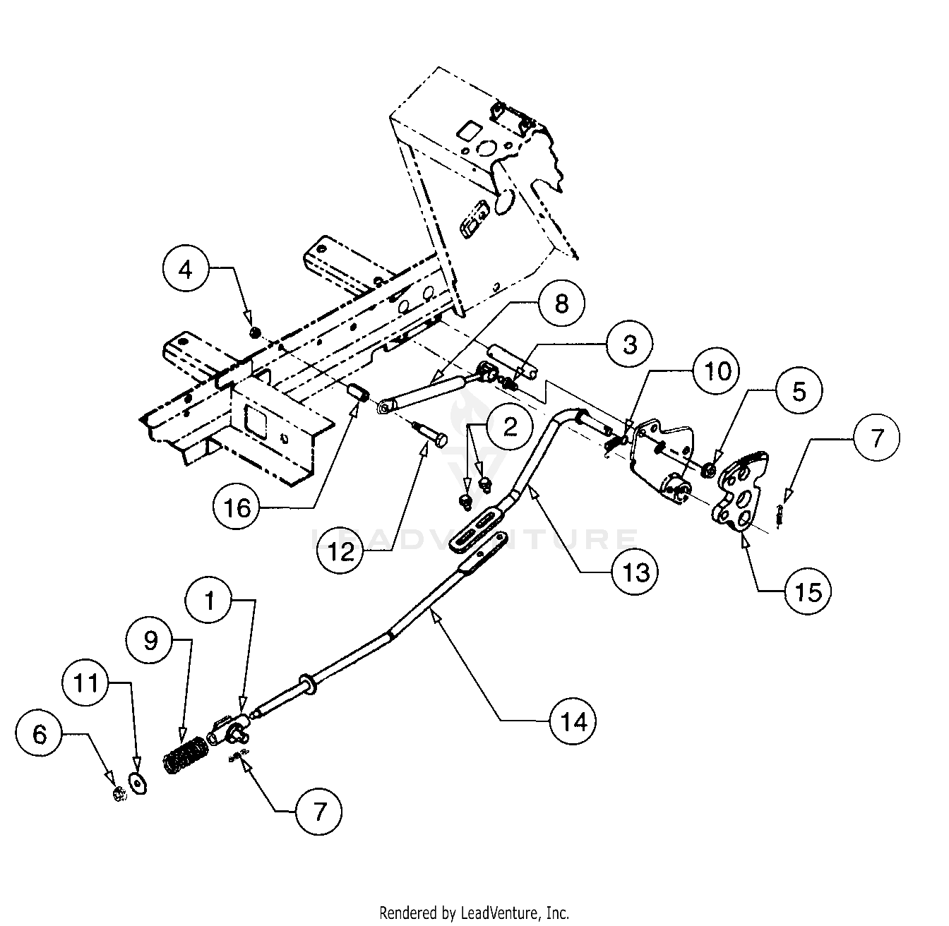 2185 Tractor S/N 326,006 - 389,000 & 1I017G - 1I310G (136-288-100) (13A-288-100)