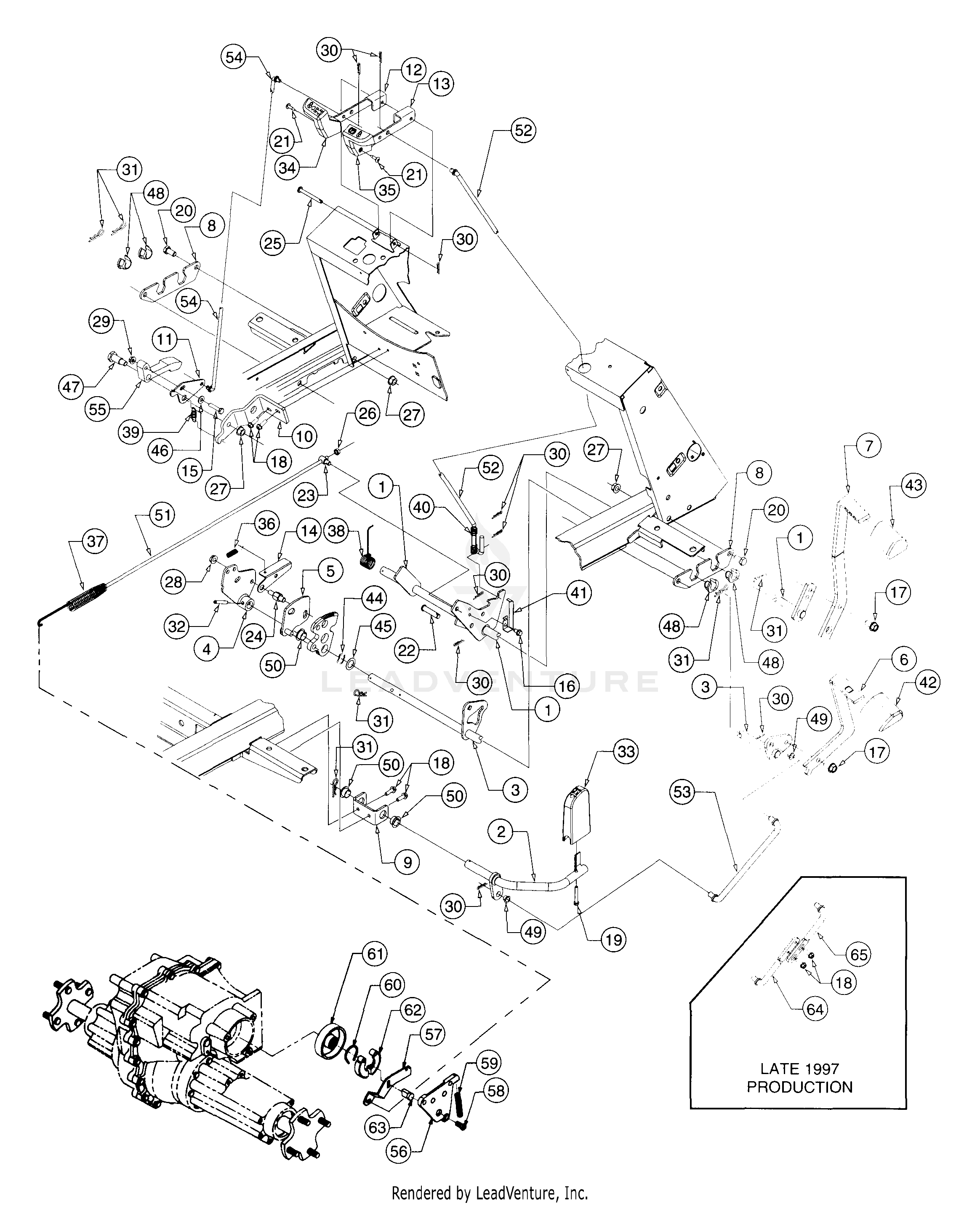 2185 Tractor S/N 326,006 - 389,000 & 1I017G - 1I310G (136-288-100) (13A-288-100)