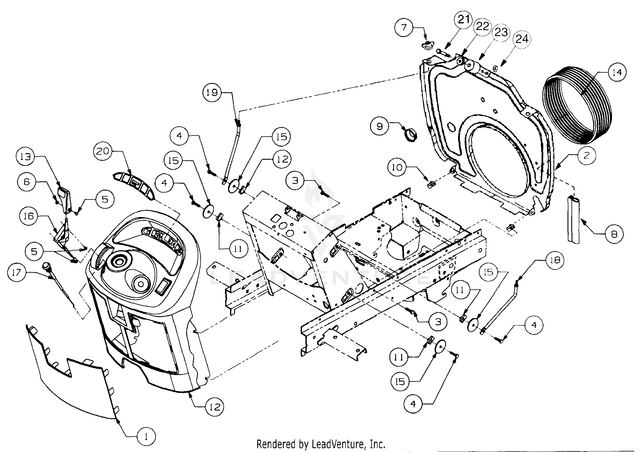2185 Tractor S/N 326,006 - 389,000 & 1I017G - 1I310G (136-288-100) (13A-288-100)