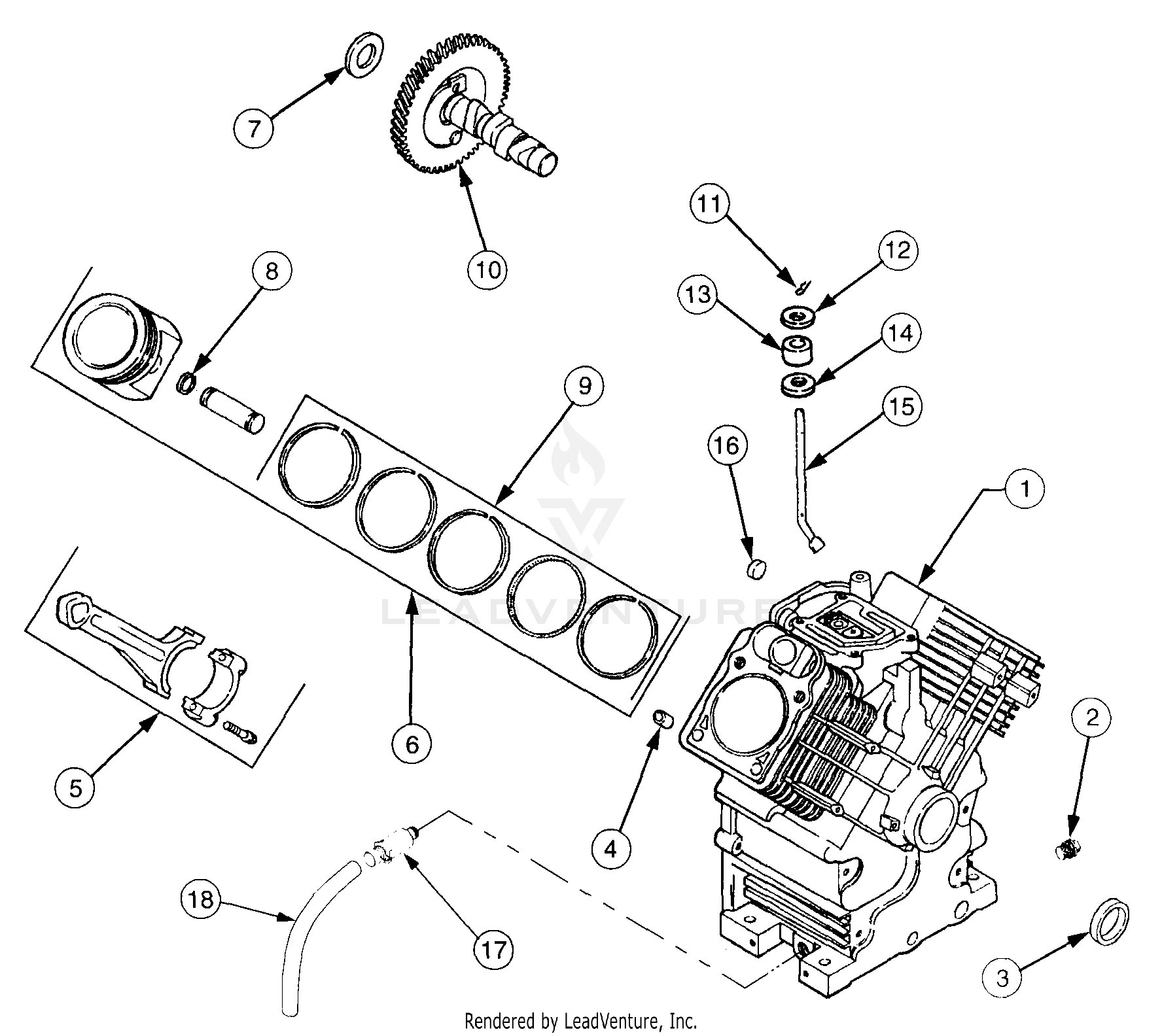 2185 Tractor S/N 326,006 - 389,000 & 1I017G - 1I310G (136-288-100) (13A-288-100)