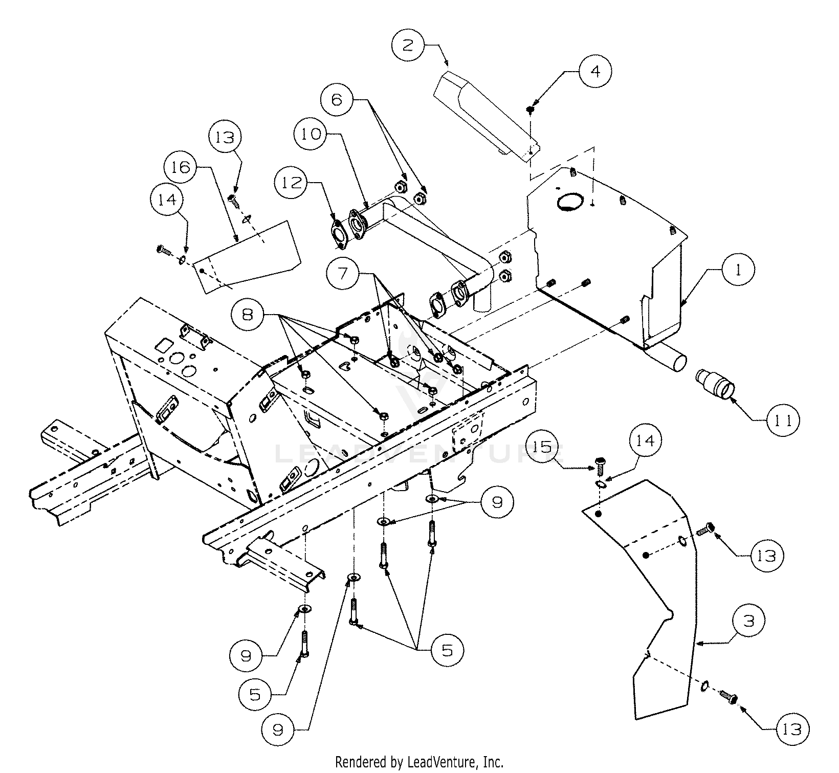 2186 Tractor (13A-288L603)