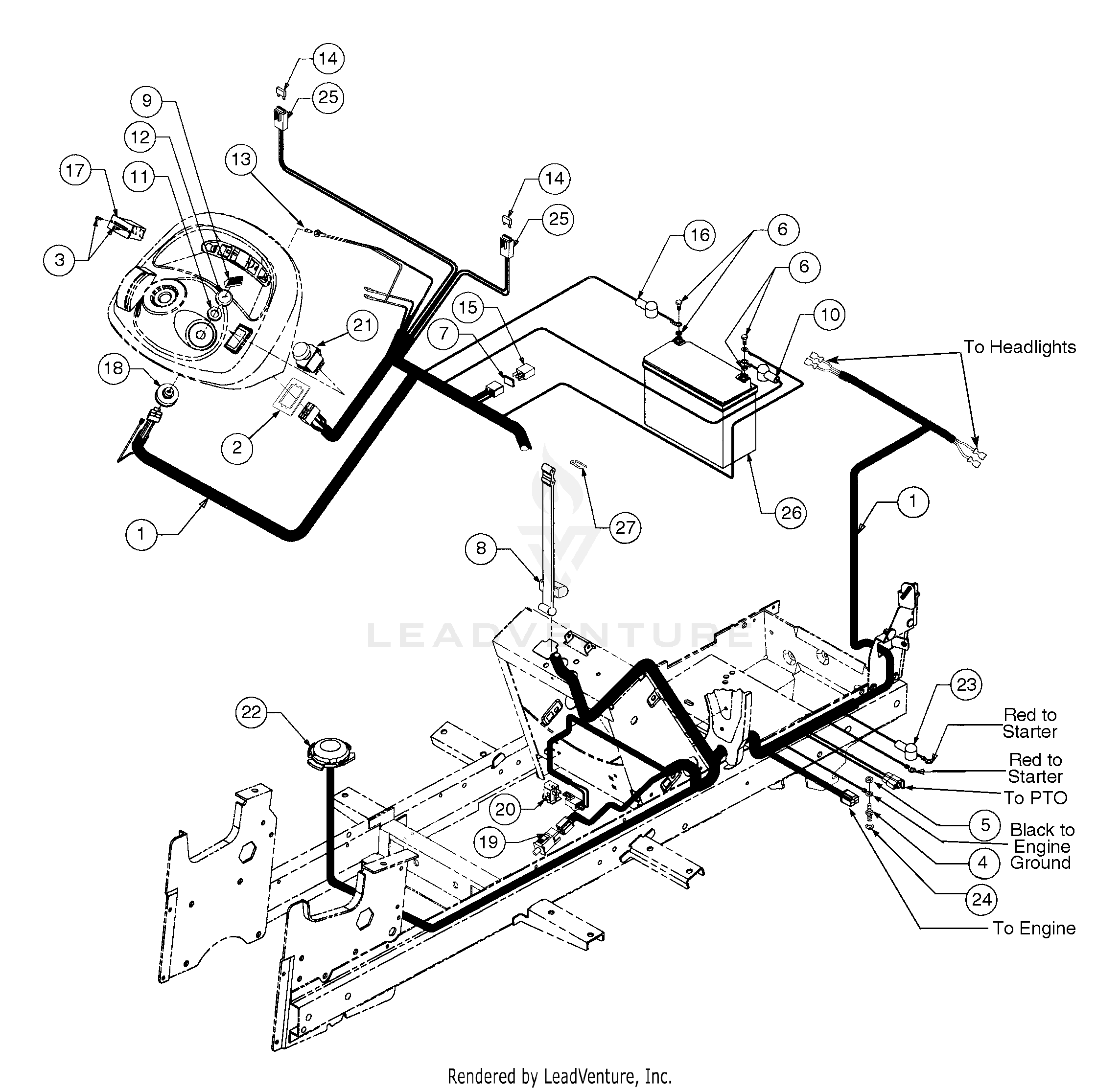 2186 Tractor (13A-288L603)