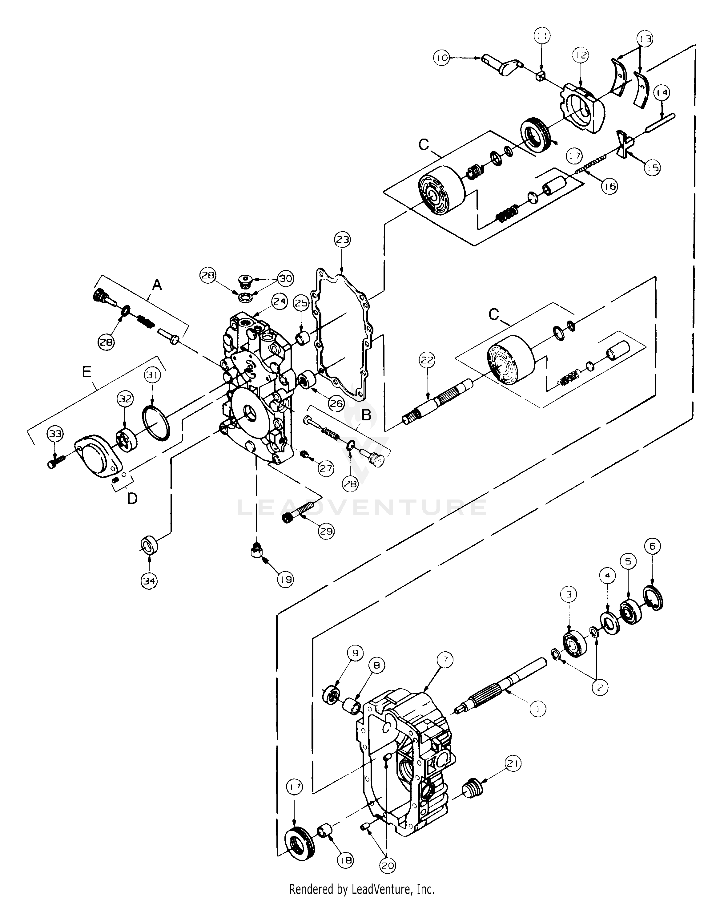 2186 Tractor (13A-288L603)