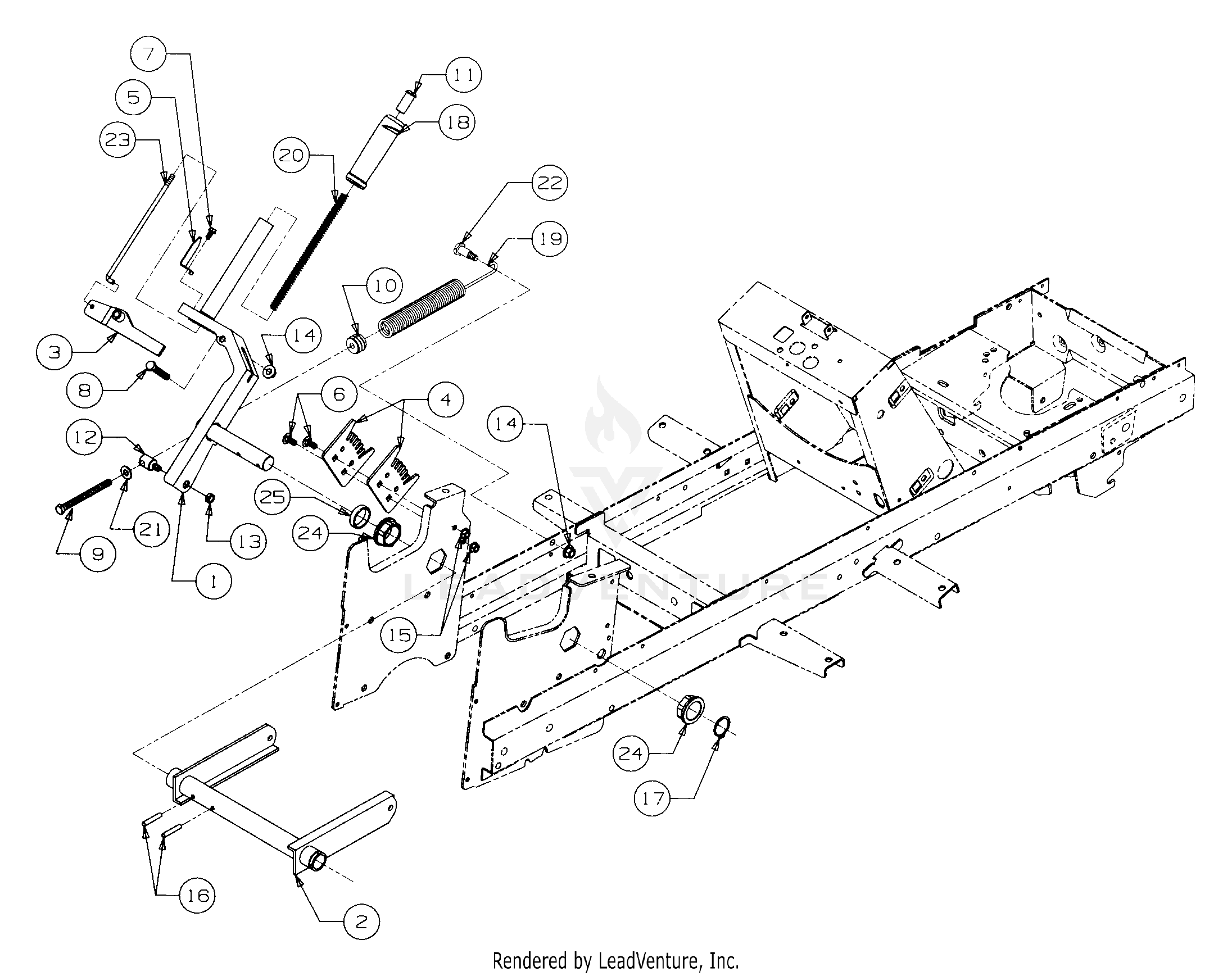 2186 Tractor (13A-288L603)