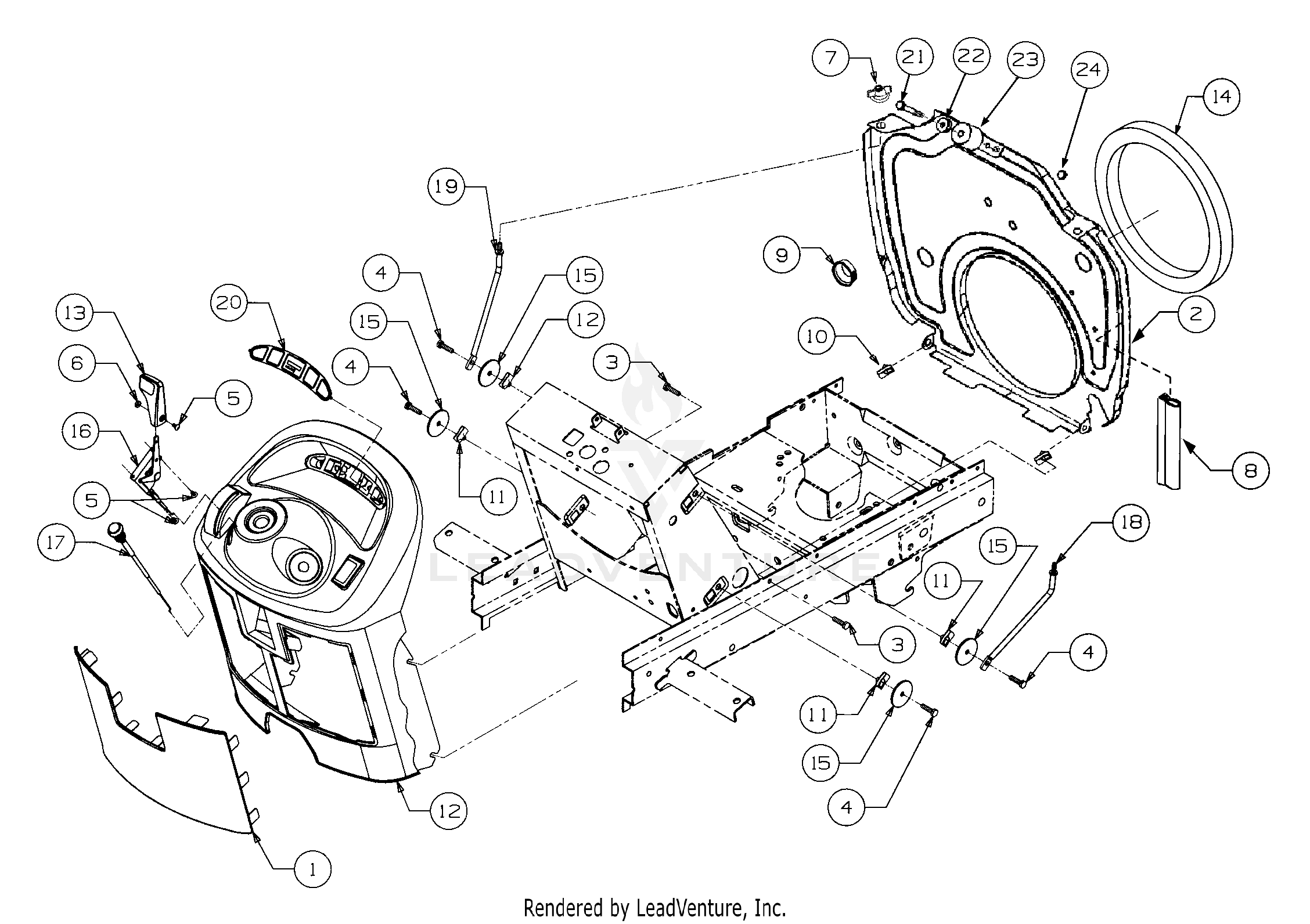 2186 Tractor (13A-288L603)