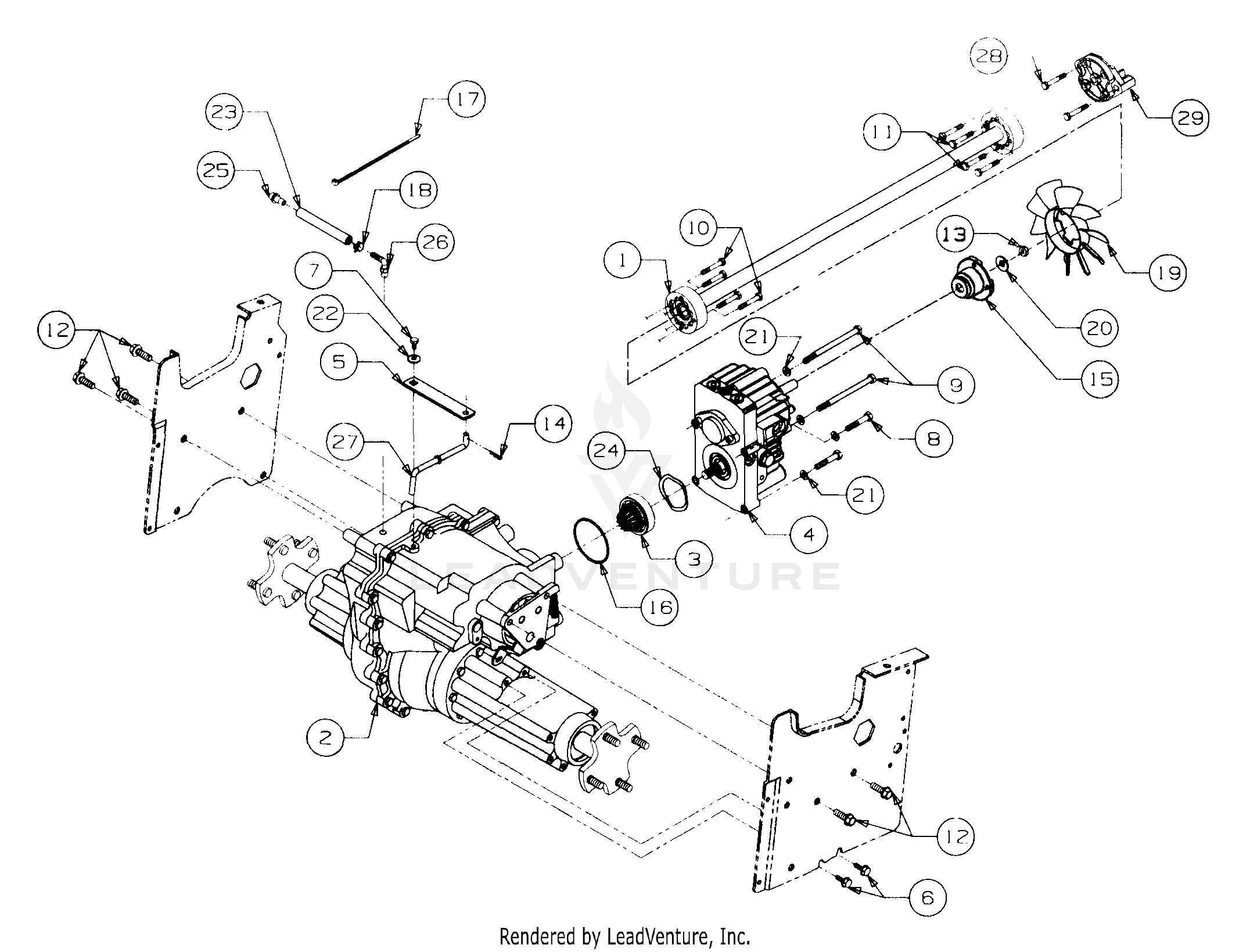2186 Tractor (13A-288L603)