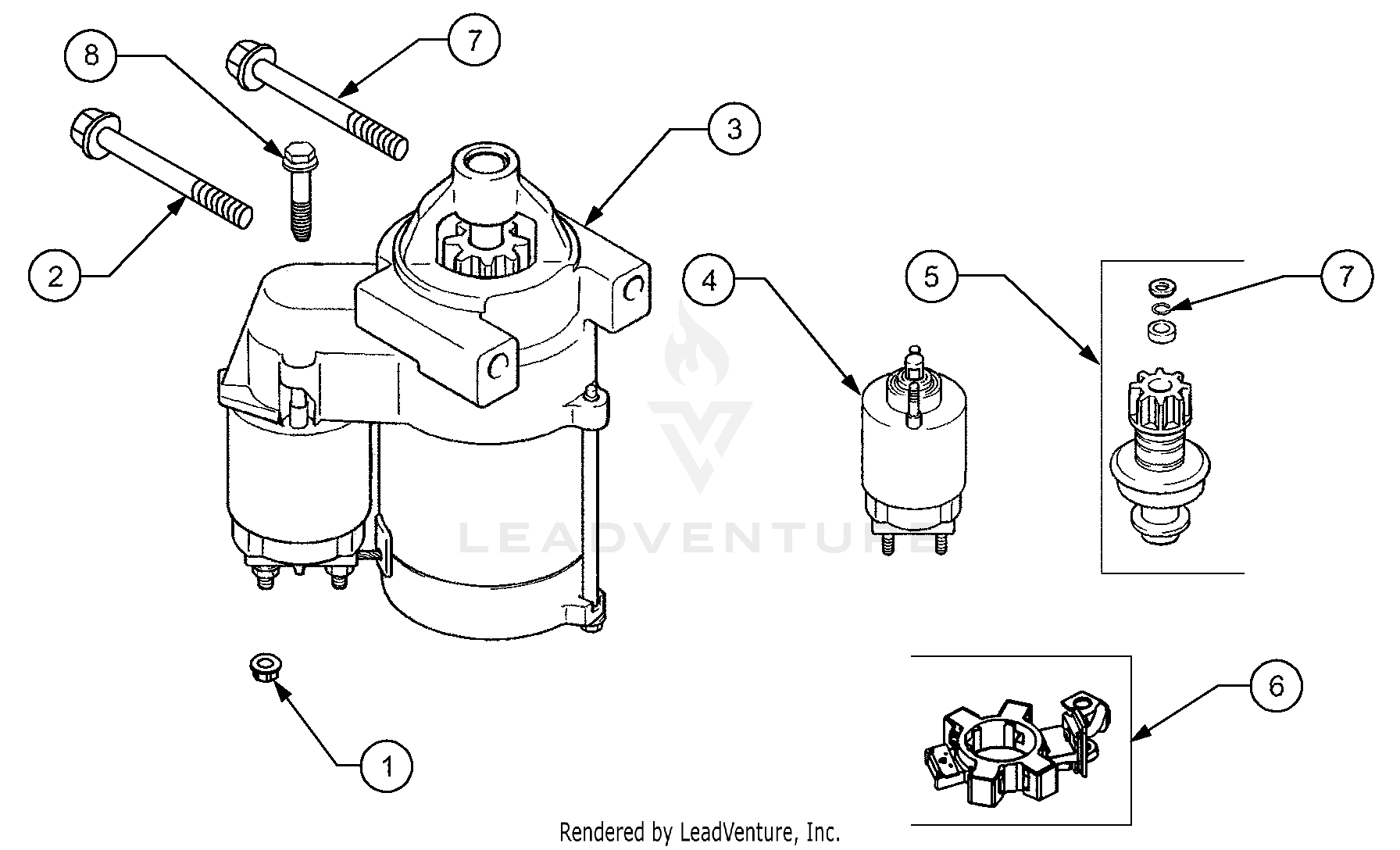 2518-44 Tractor (13B-288L100) (13A-208L100) (13A-288M100) (13A-208M100)