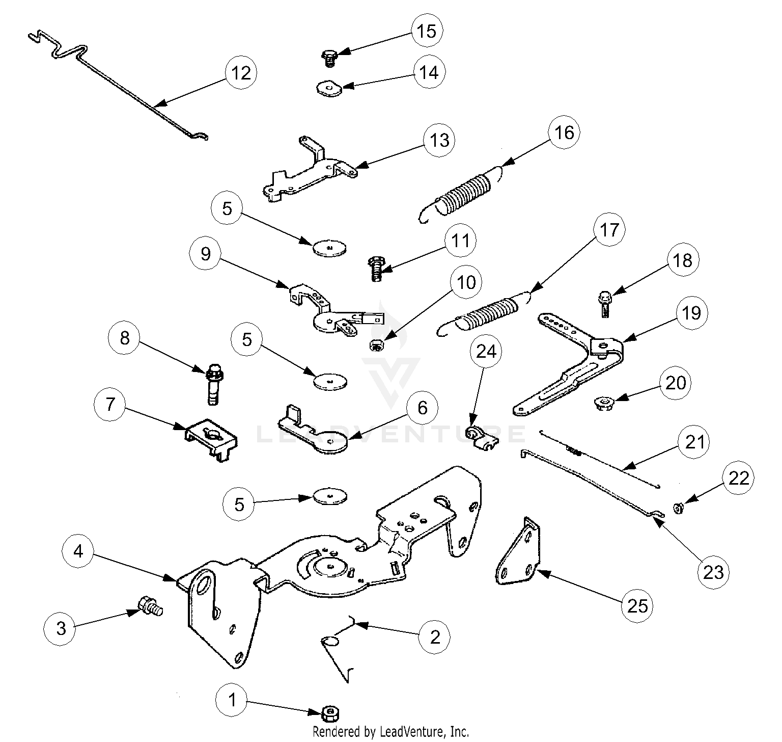 2518-44 Tractor (13B-288L100) (13A-208L100) (13A-288M100) (13A-208M100)