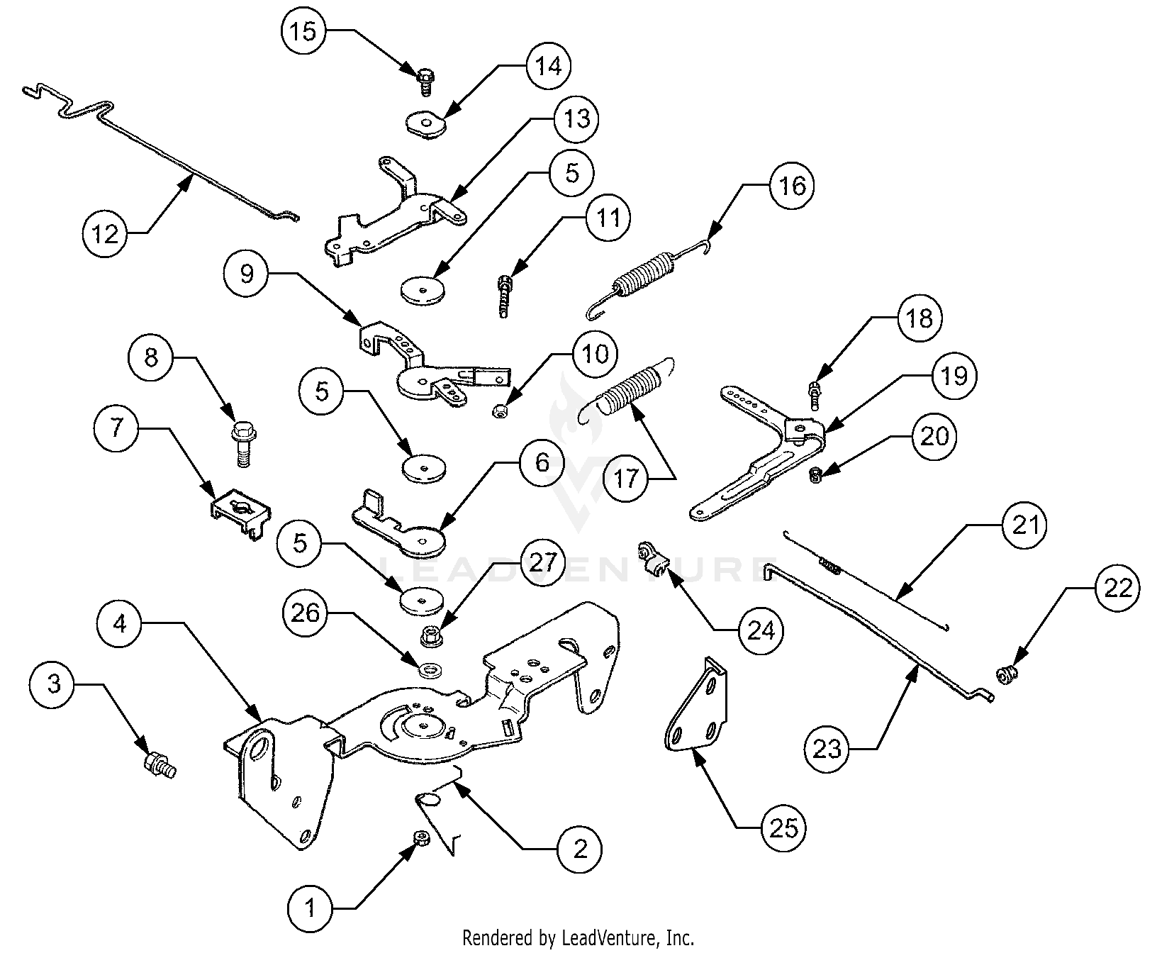 2518-44 Tractor (13B-288L100) (13A-208L100) (13A-288M100) (13A-208M100)