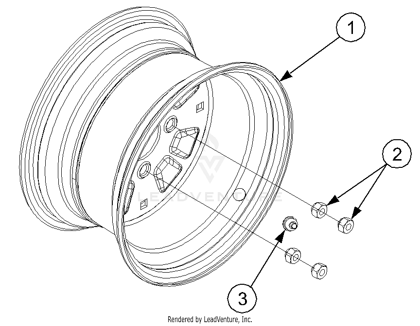 2518-44 Tractor (13B-288L100) (13A-208L100) (13A-288M100) (13A-208M100)
