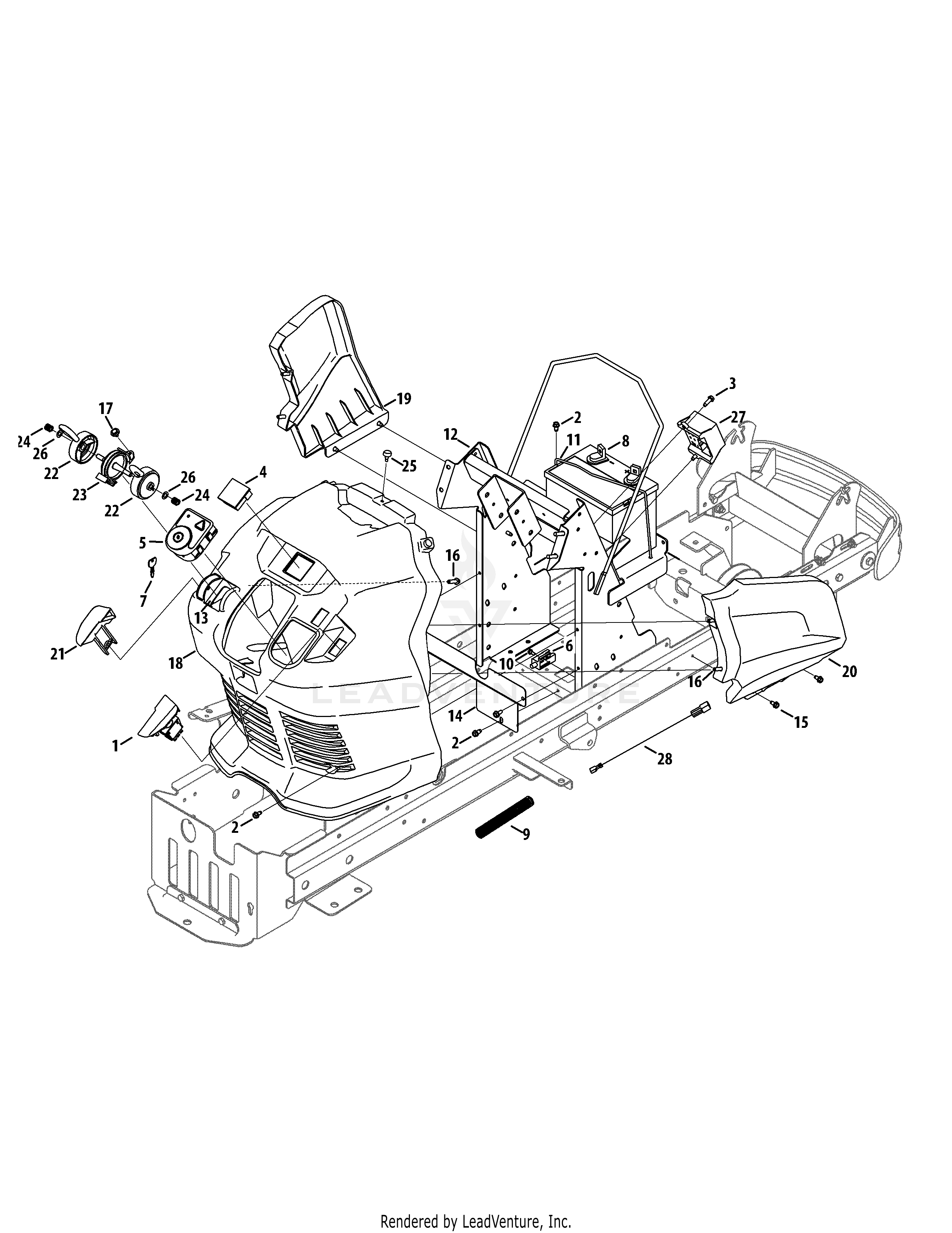 GTX2100 Tractor (14A-3GE-603) (2012)