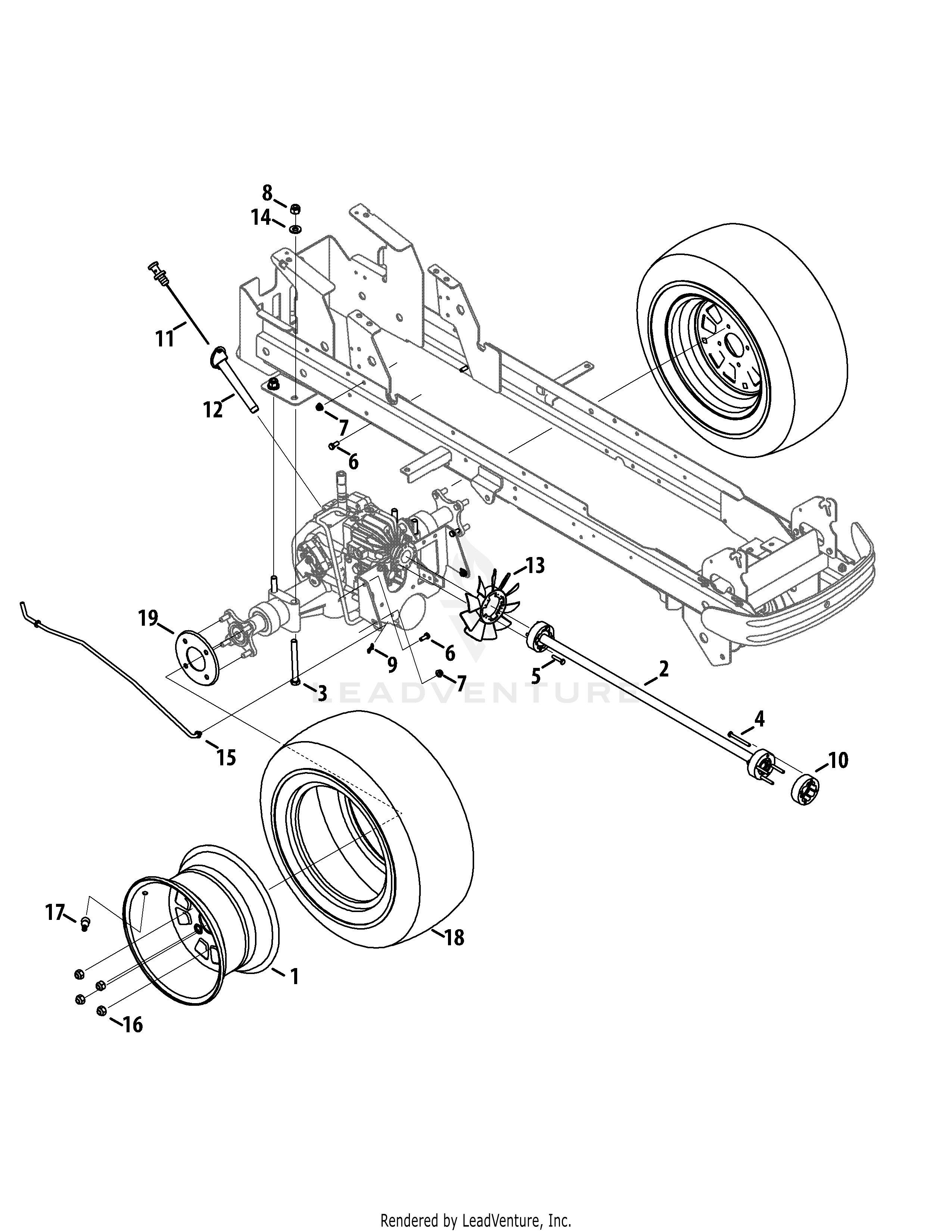 GTX2100 Tractor (14A-3GE-603) (2012)