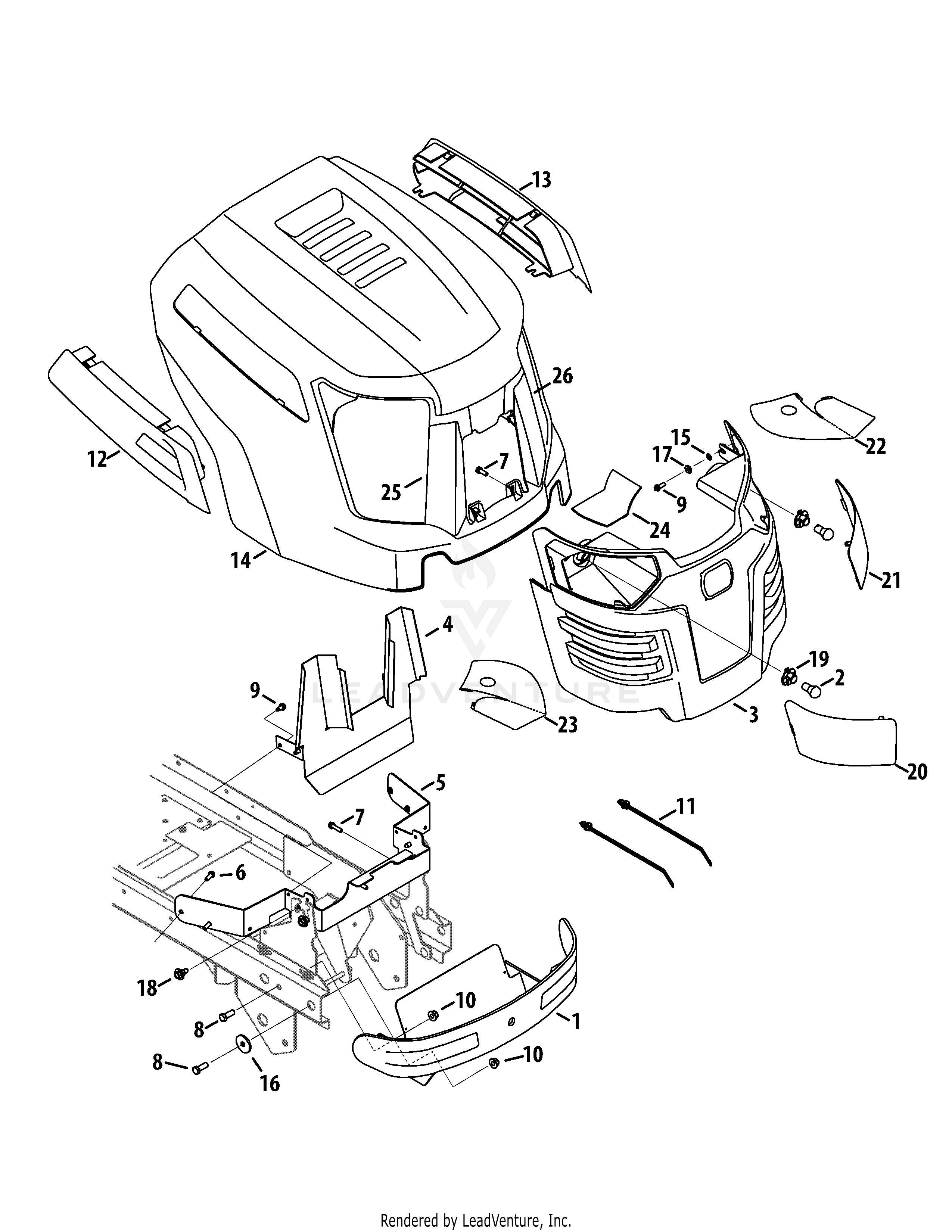 GTX2100 Tractor (14A-3GE-603) (2012)
