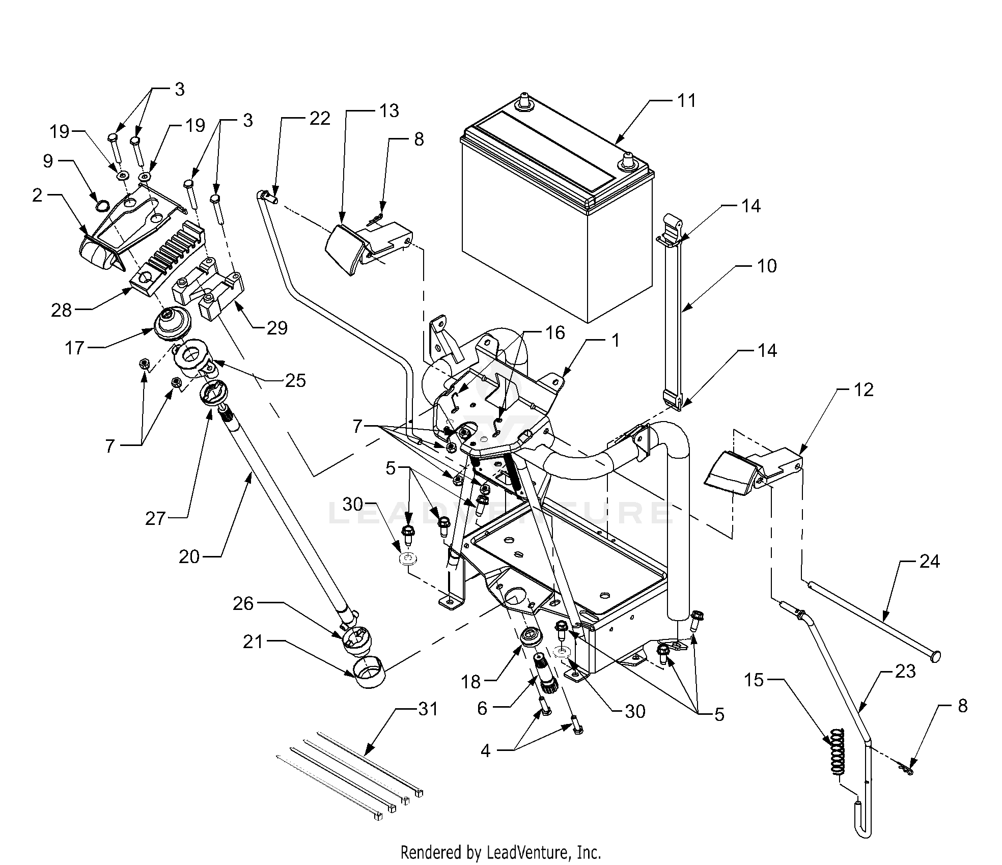 GT3235 Tractor (14A-692-710)