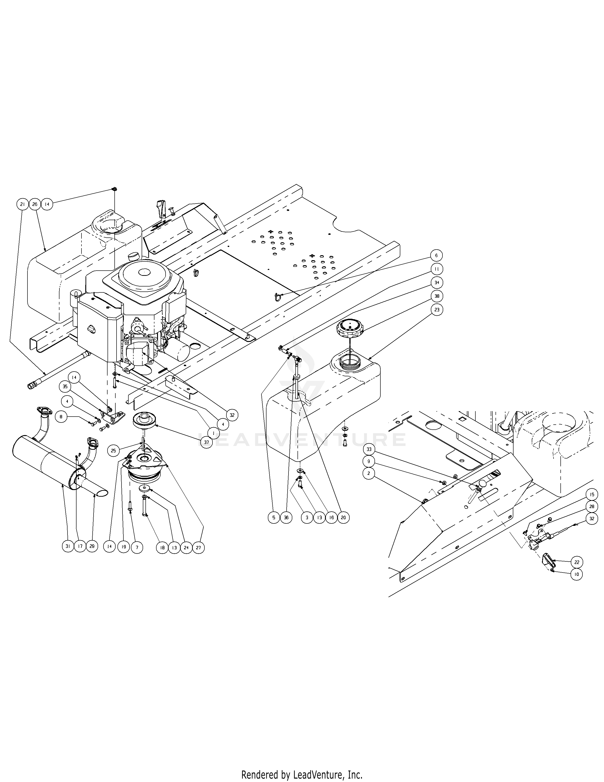 Z-Force 44 Kohler 53AA5B6L710