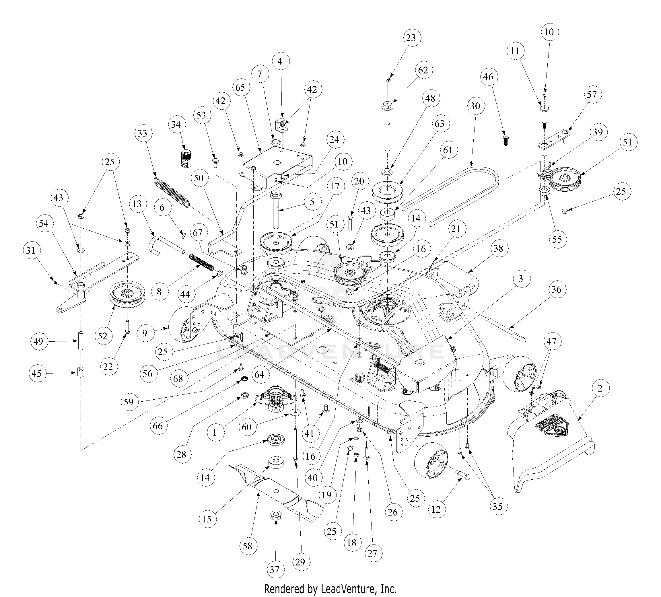 Z-Force 44 Kohler 53AA5B6L710