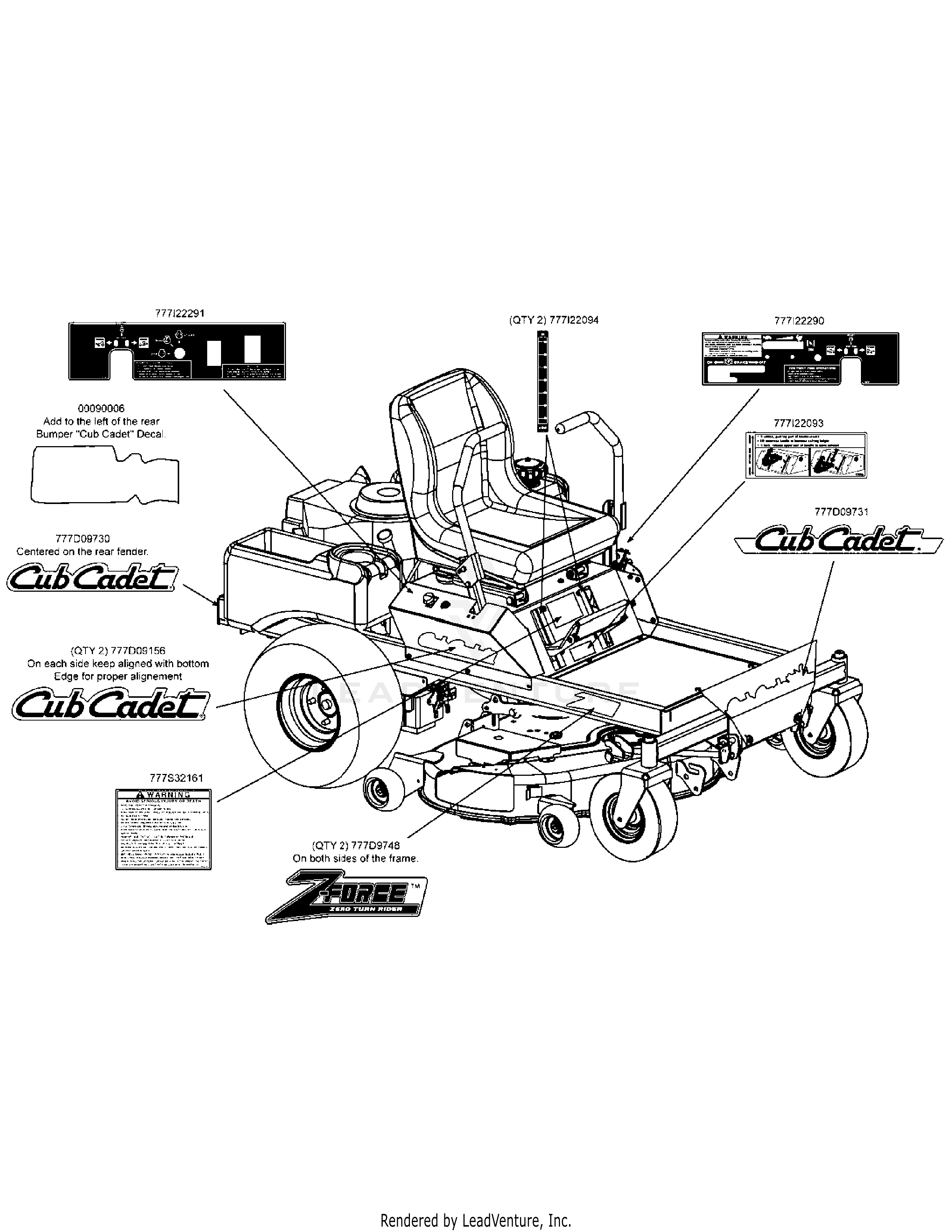 Z-Force 44 Kohler 53AA5B6L710