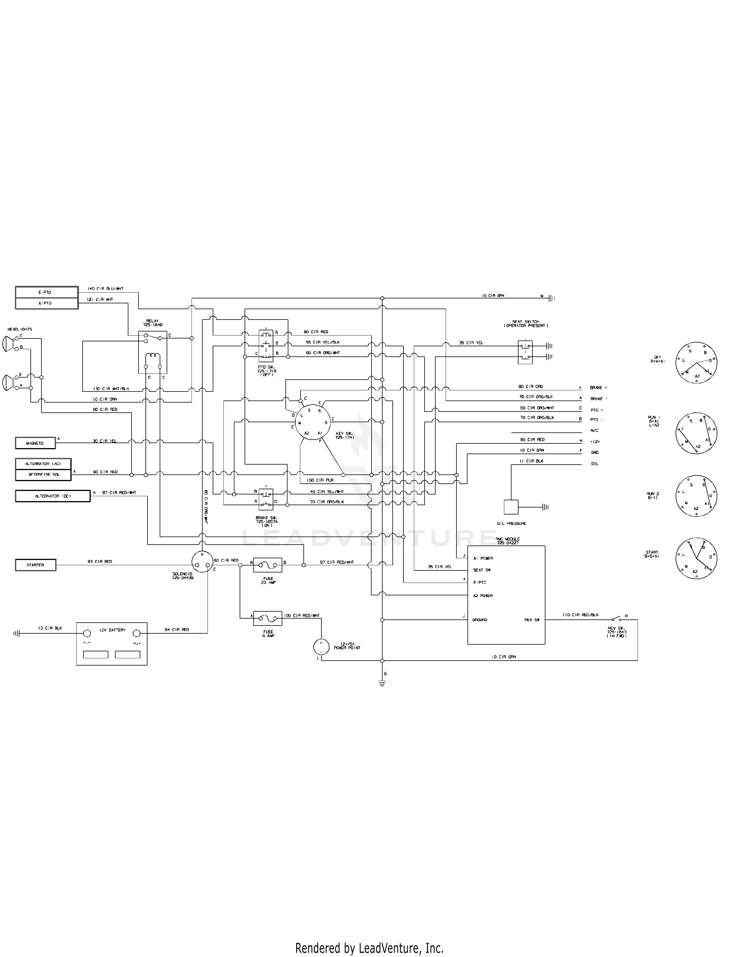 i1050 Tractor (17AF9BKP330) (2012)