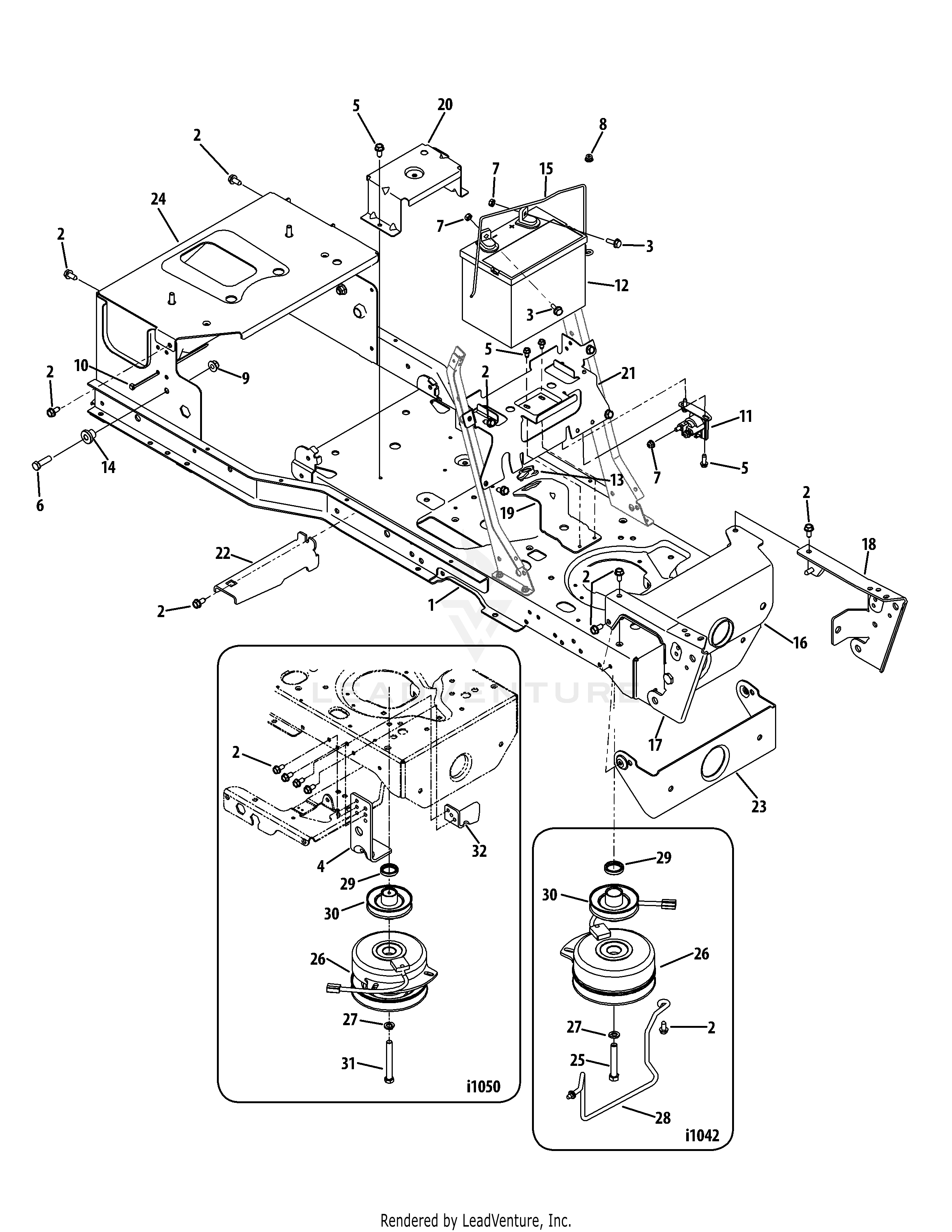 i1050 Tractor (17AF9BKP330) (2012)