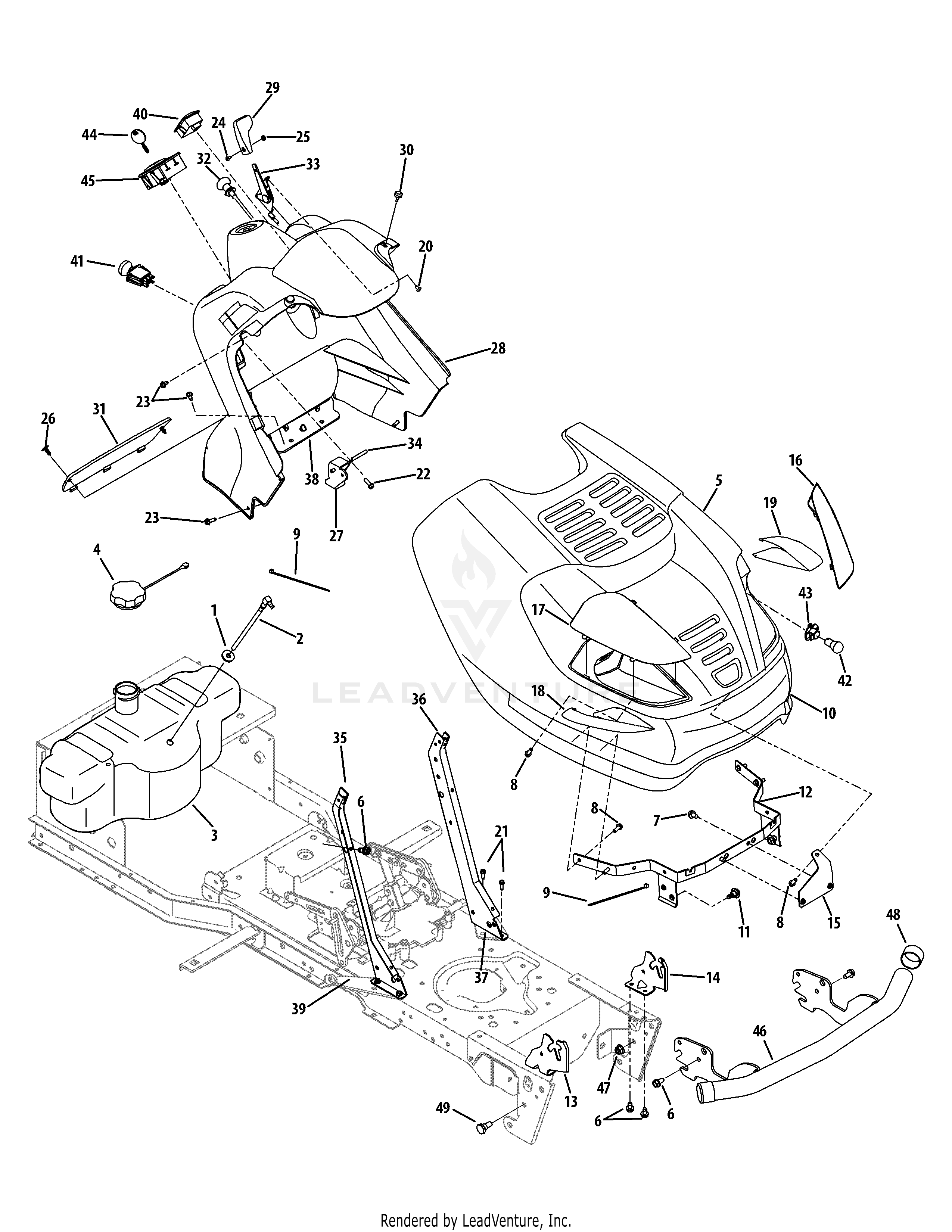 i1050 Tractor (17AF9BKP330) (2012)