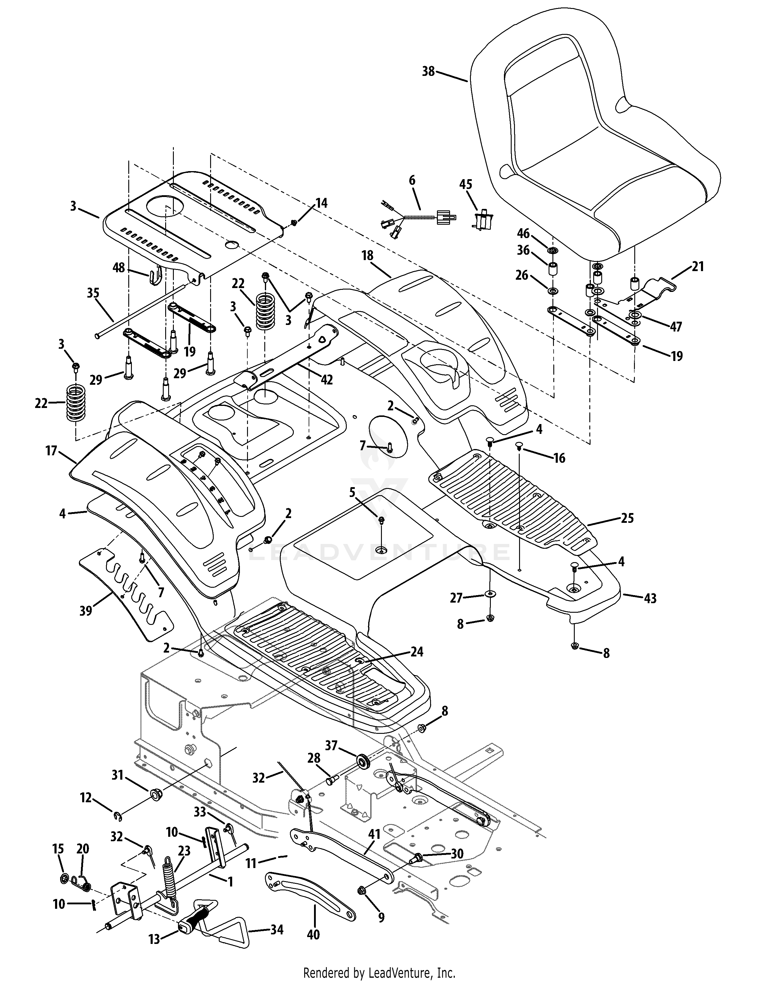 i1050 Tractor (17AF9BKP330) (2012)