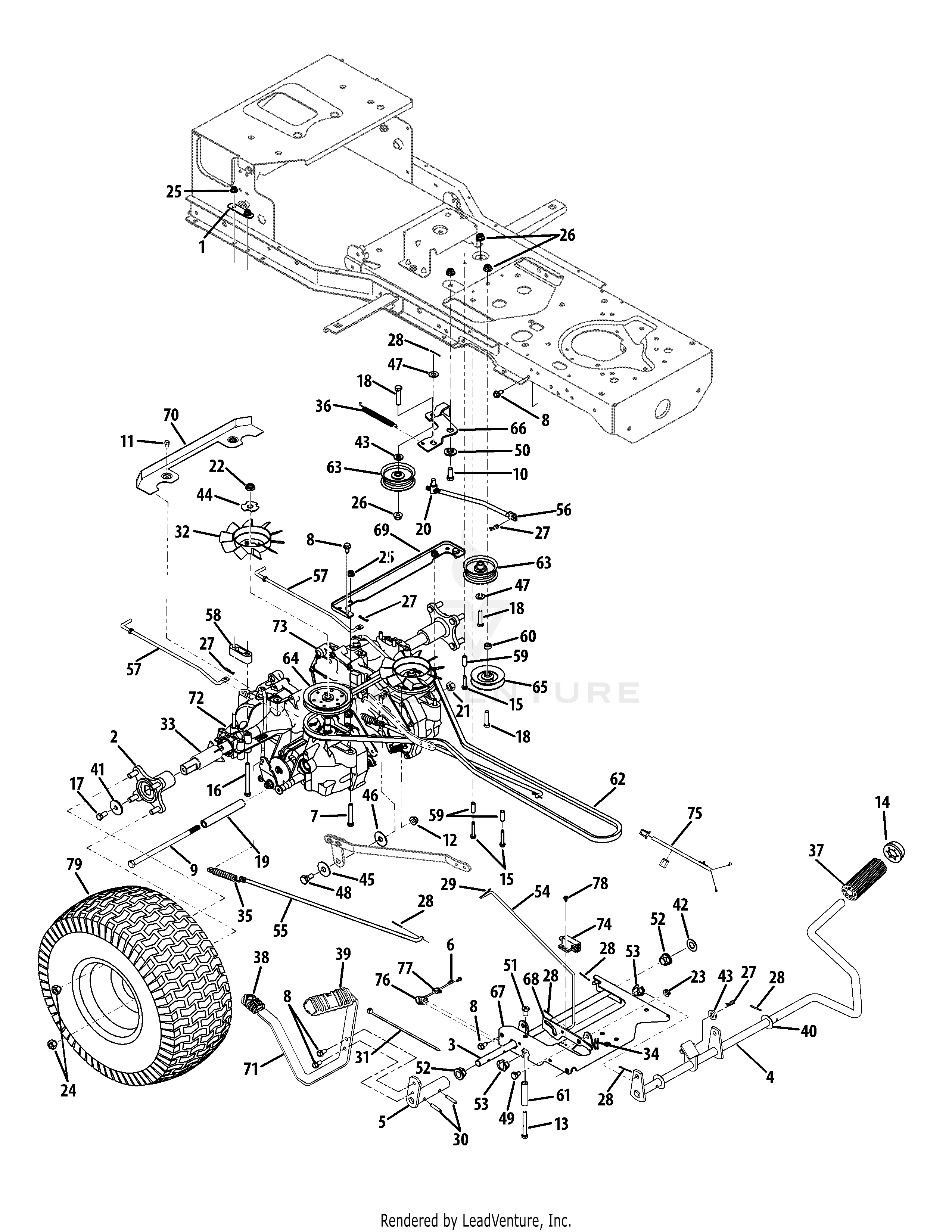 i1050 Tractor (17AF9BKP330) (2012)