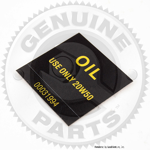 00031994 - LABEL-20W50 OIL