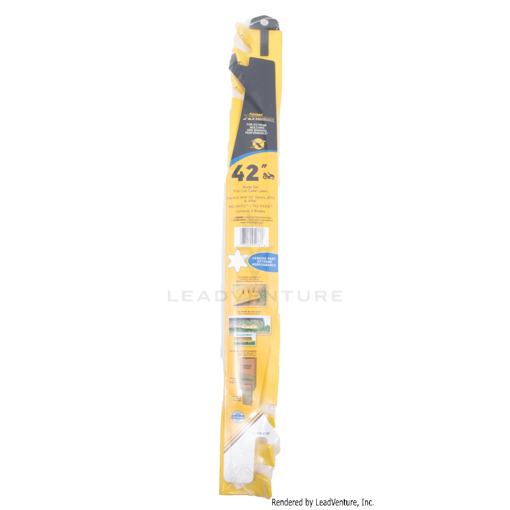 490-110-C137 - Cub Cadet BLADE SET (XTREME)