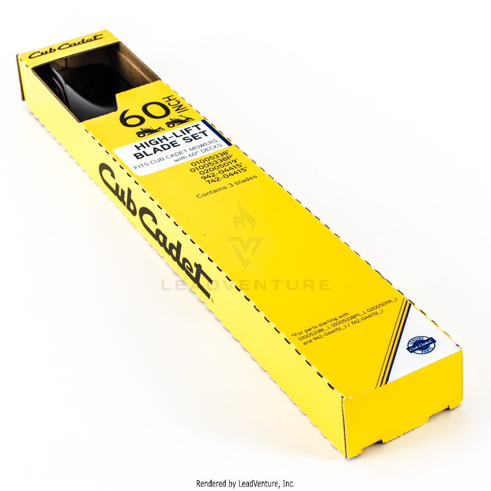 490-110-C163 - Cub Cadet 60" BLADE SET