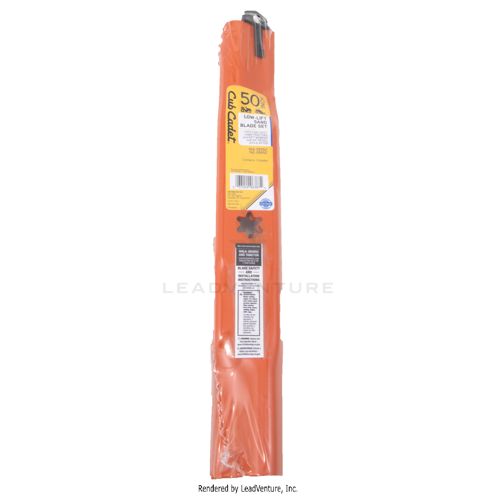 490-110-C182 - Cub Cadet 50" LOWLIFT BLADE SET