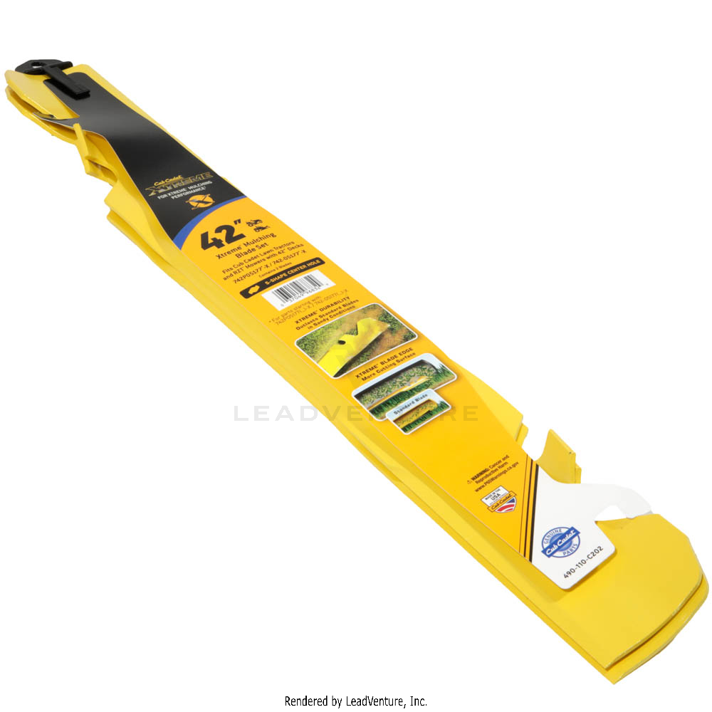 490-110-C202 - Cub Cadet 42" XTREME BLADE SET (S MOUNT) (05177-X)
