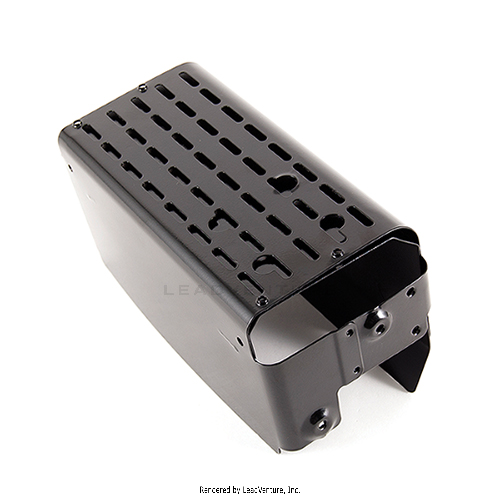 603-05156A-0637 - MUFFLER SHIELD W/EXTENSION  (POWDER BLACK)