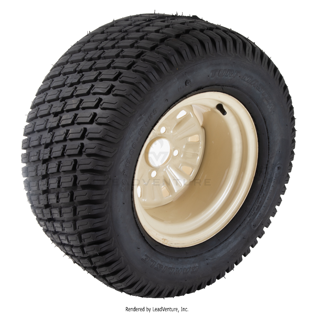 634-04734-0931 - WHEEL ASSEMBLY (24 x 12-12) (BEIGE-CARLISLE)