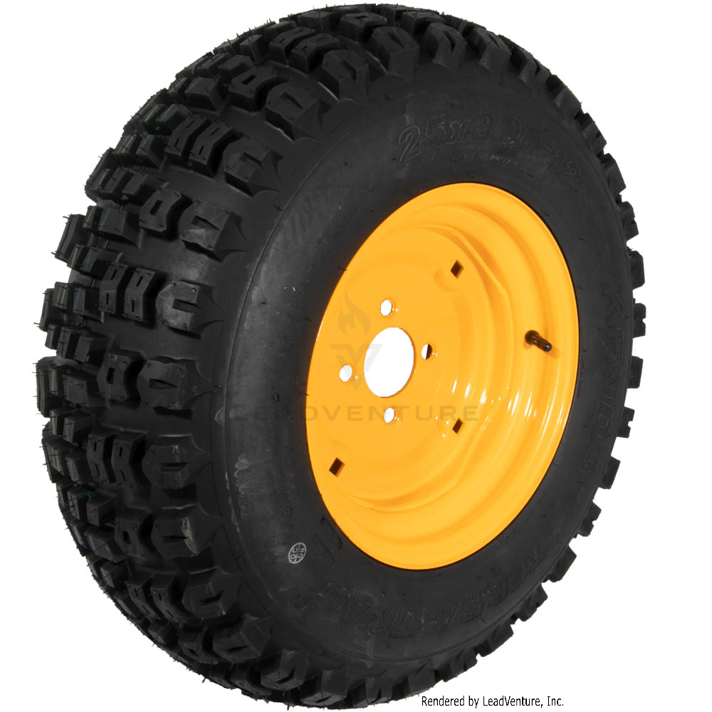 634-05605 - WHEEL ASSEMBLY (25 x 9-12) (KENDA)