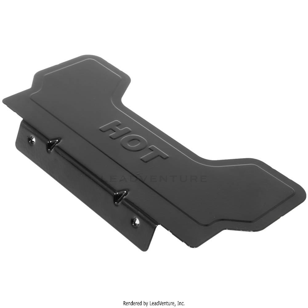 703-09083-0637 - MUFFLER HEAT SHIELD  (POWDER BLACK)