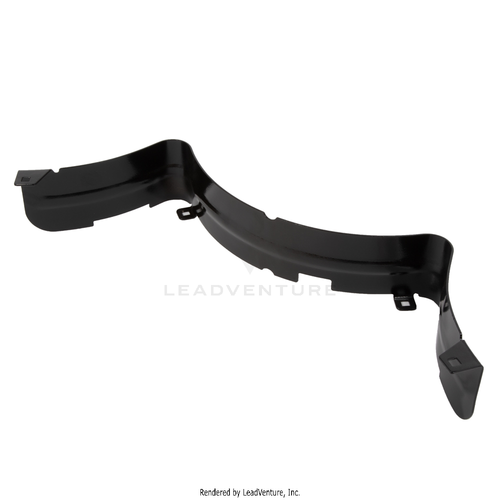 703-2093C-0637 - INNER REAR BAFFLE (POWDER BLACK)