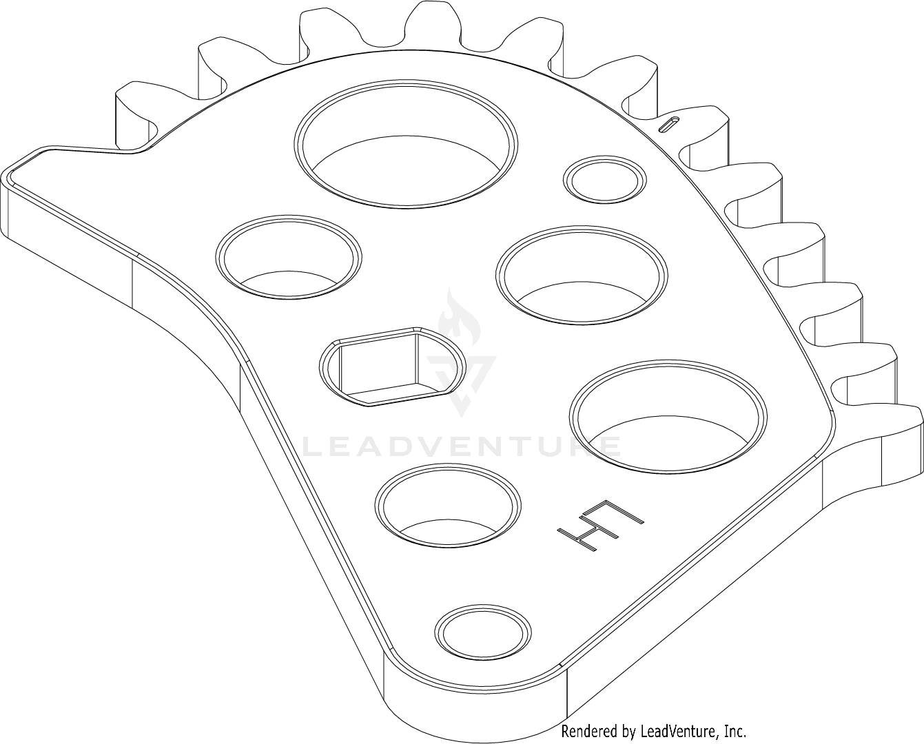717-06820 - STEERING GEAR 12T