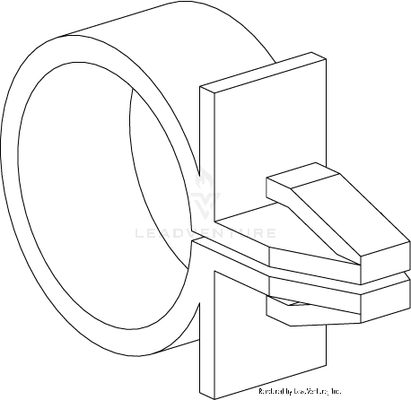 723-04071 - FUEL LINE SUPPORT CLAMP