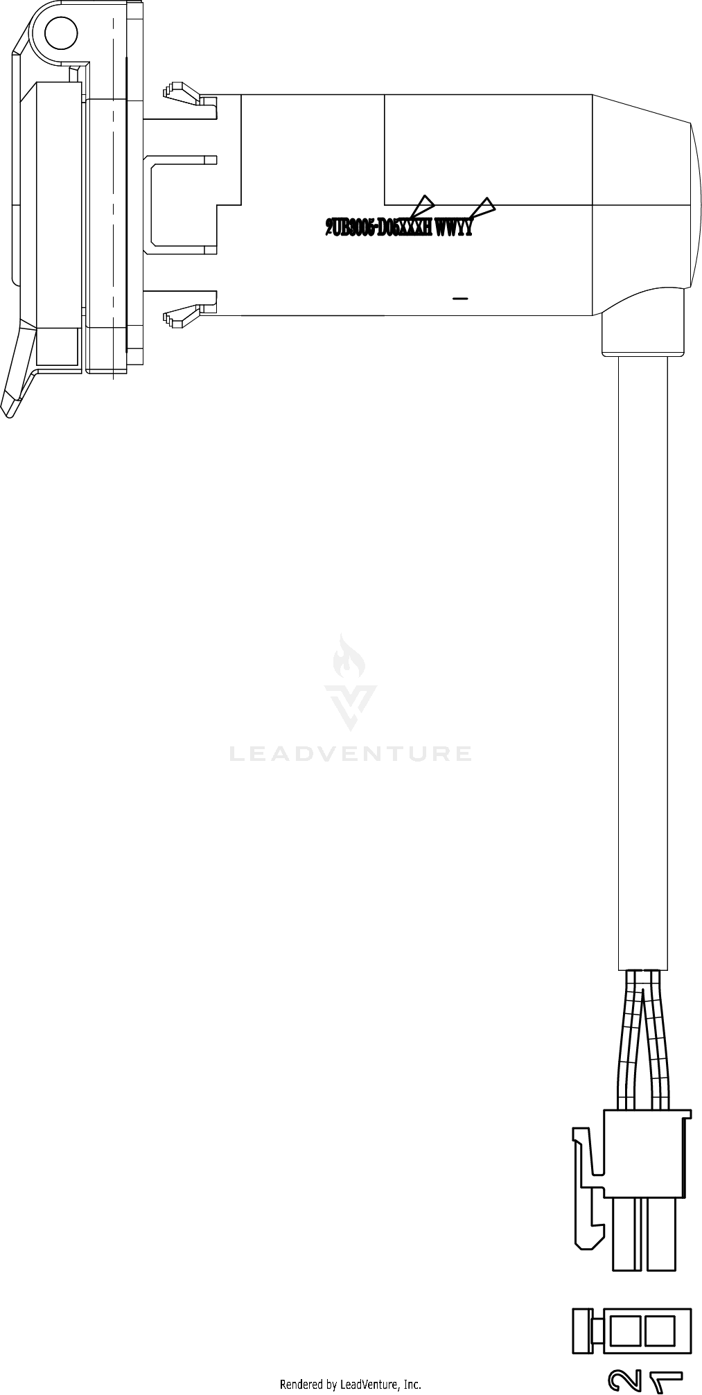 725-09965 - USB RECEPTACLE (12V W/JUMPER)