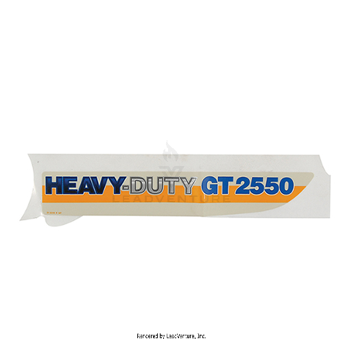 777D12245 - LABEL-RIDER CUB 2550 HOOD (LH)