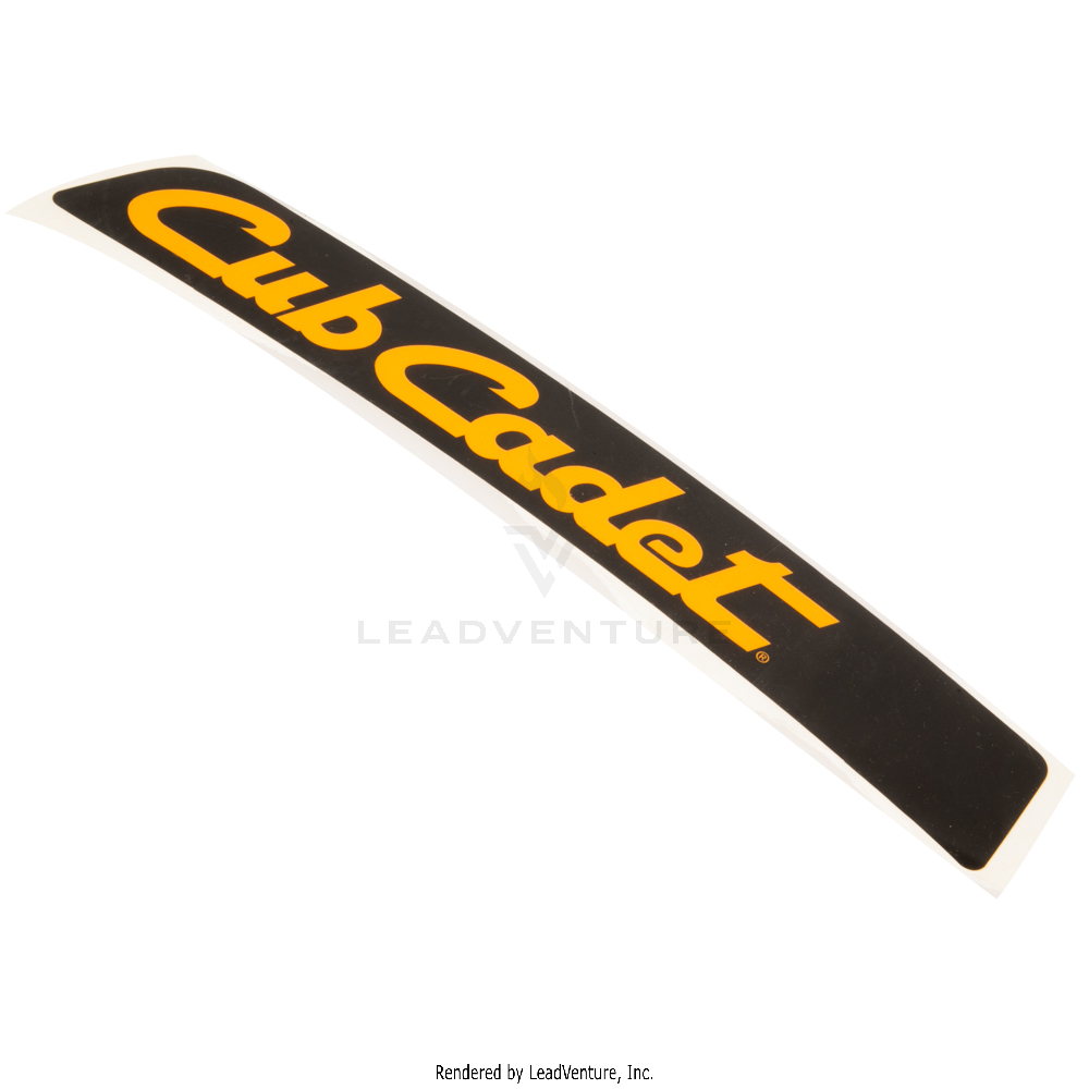 777D20314 - LABEL-CUB CADET LOGO R POD